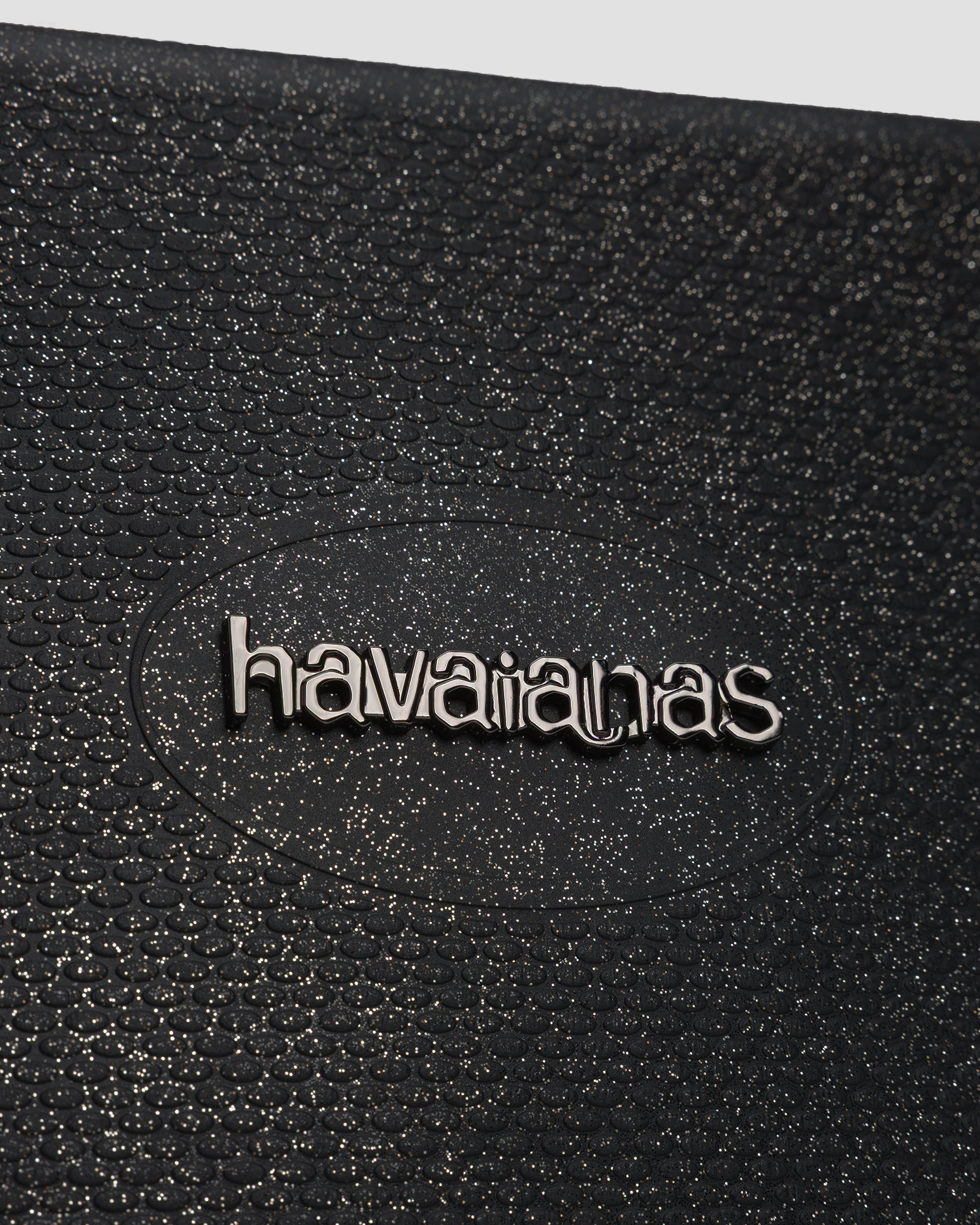 Trousse de toilette noire Havaianas Beach Necessaire Glitter