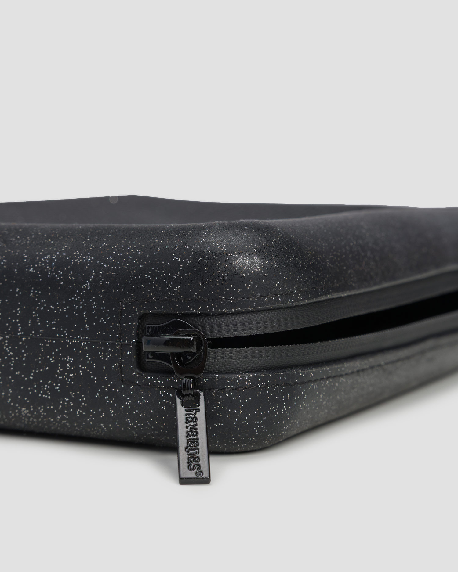 Trousse de toilette noire Havaianas Beach Necessaire Glitter