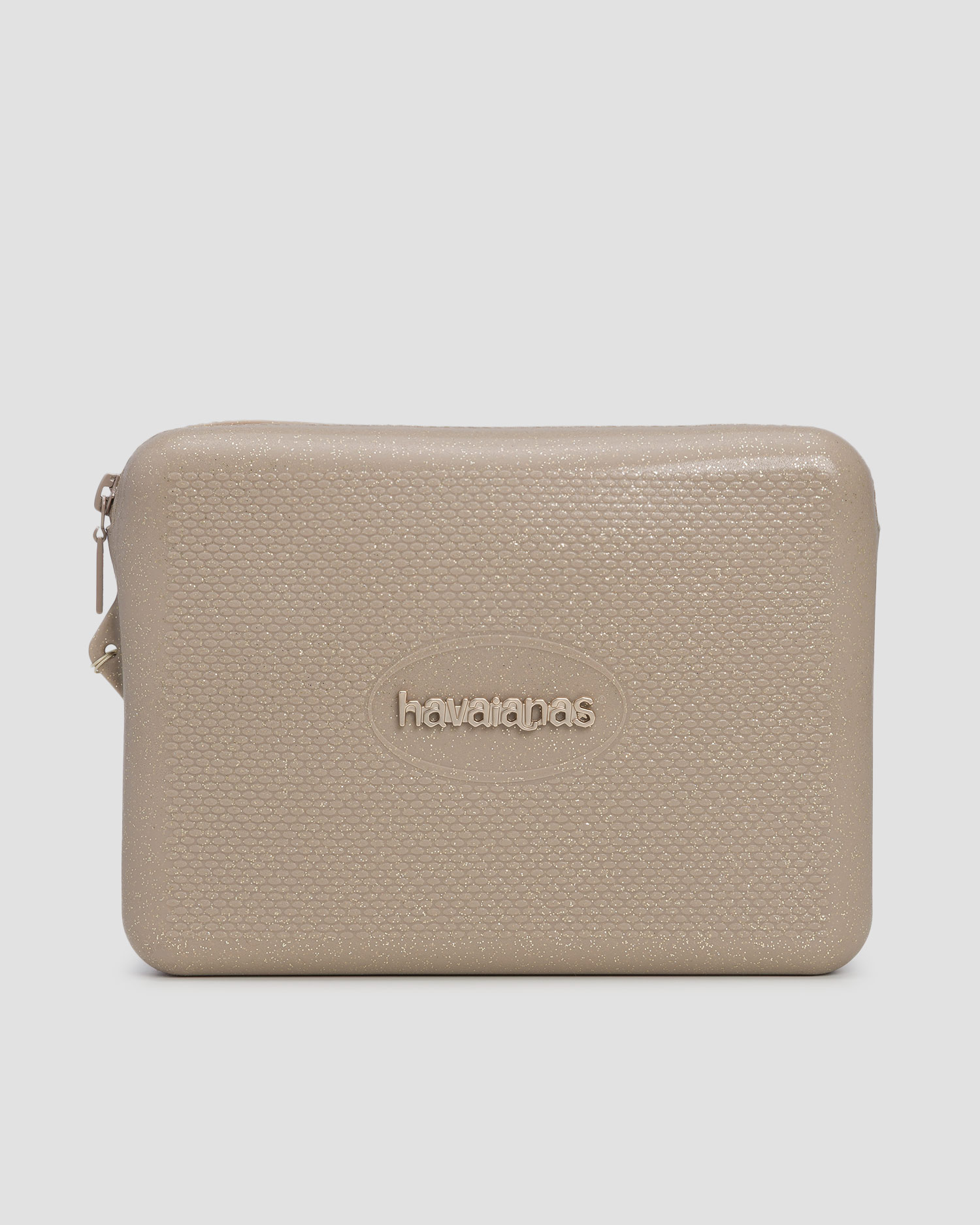 Trousse de toilette dorée Havaianas Beach Necessaire Glitter