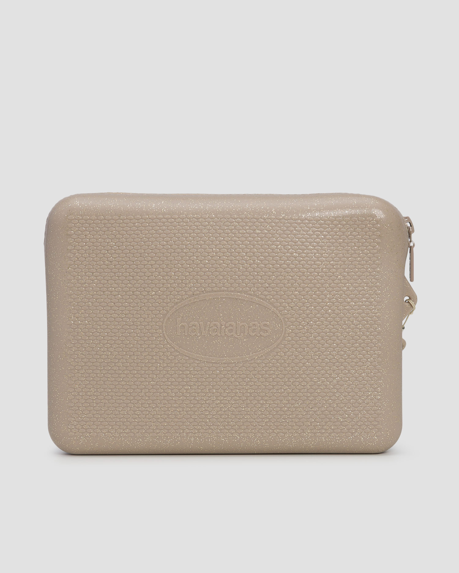 Trousse de toilette dorée Havaianas Beach Necessaire Glitter