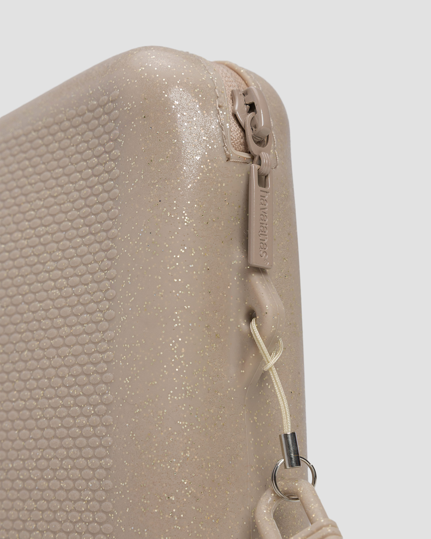 Trousse de toilette dorée Havaianas Beach Necessaire Glitter