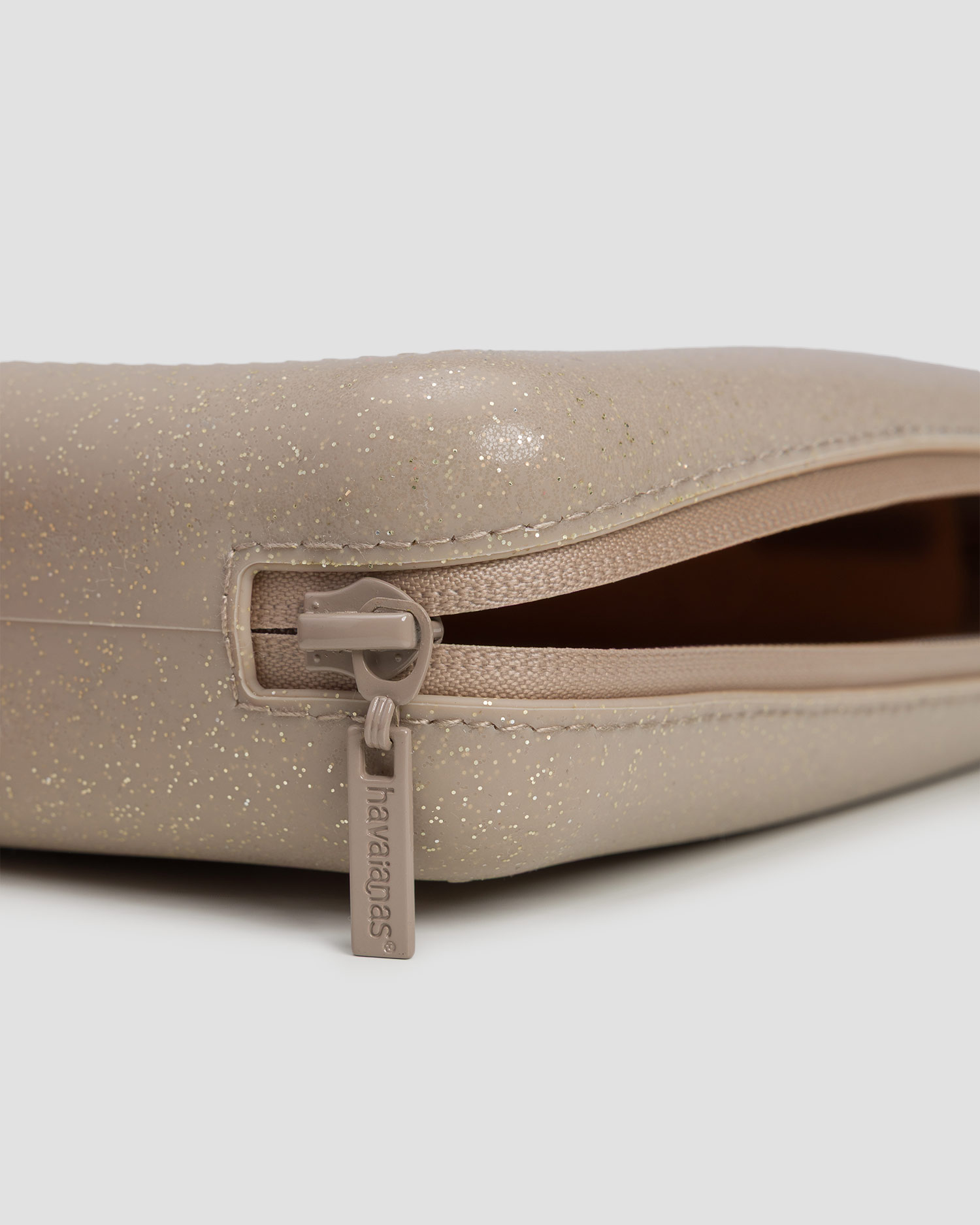 Trousse de toilette dorée Havaianas Beach Necessaire Glitter