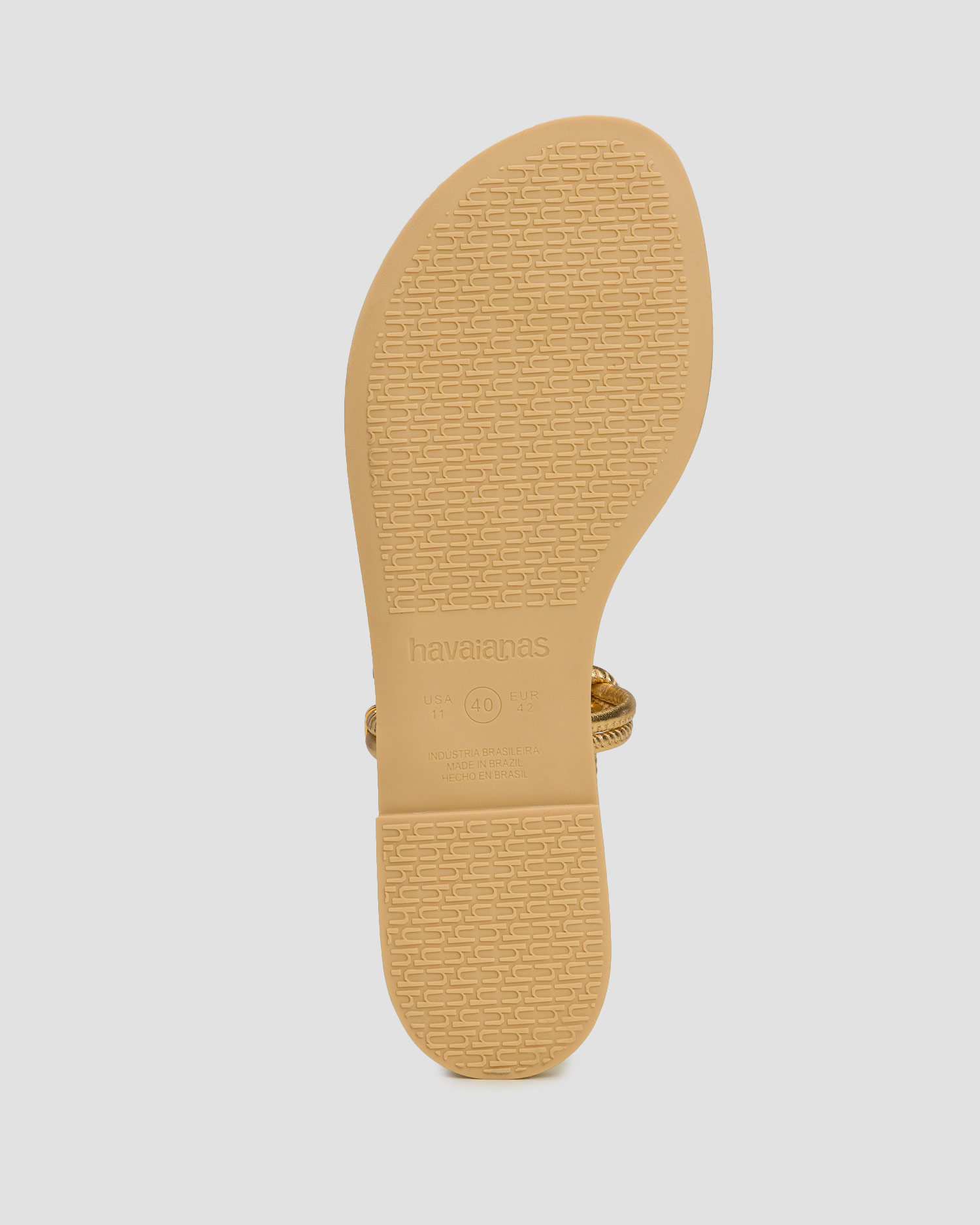 Sandale pentru femei Havaianas Una Acai aurii