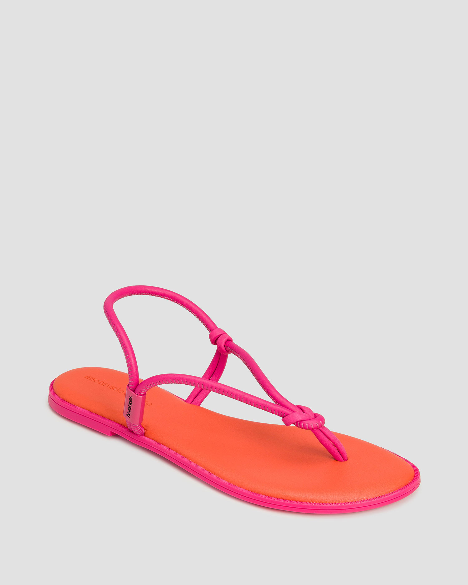 Sandały damskie Havaianas Una Acai różowo-pomarańczowe