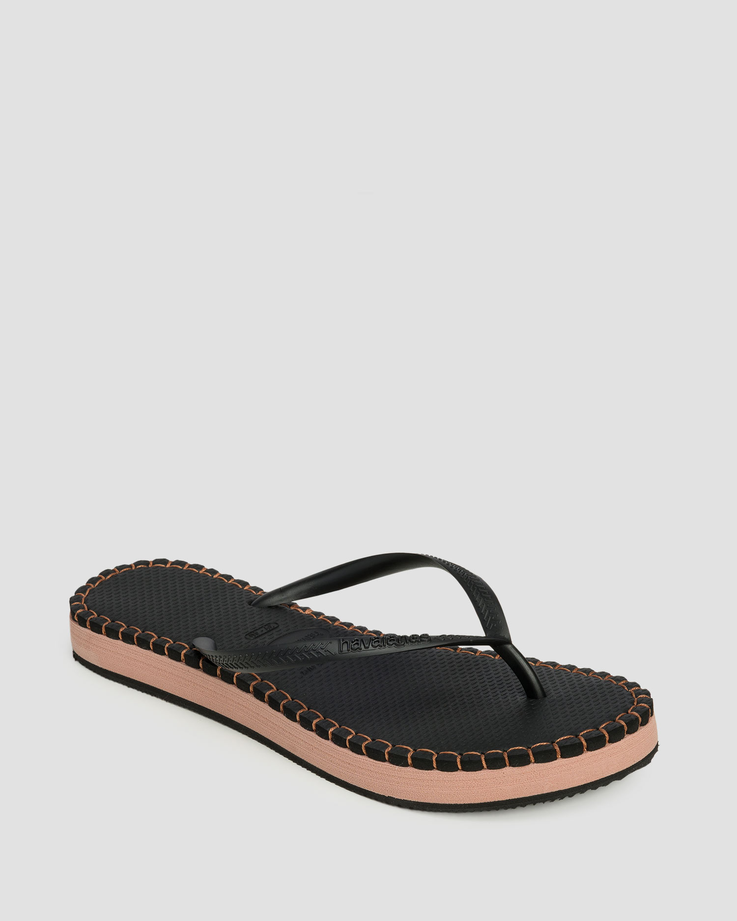 Japonki na flatformie damskie Havaianas Slim Flatform Loop czarne