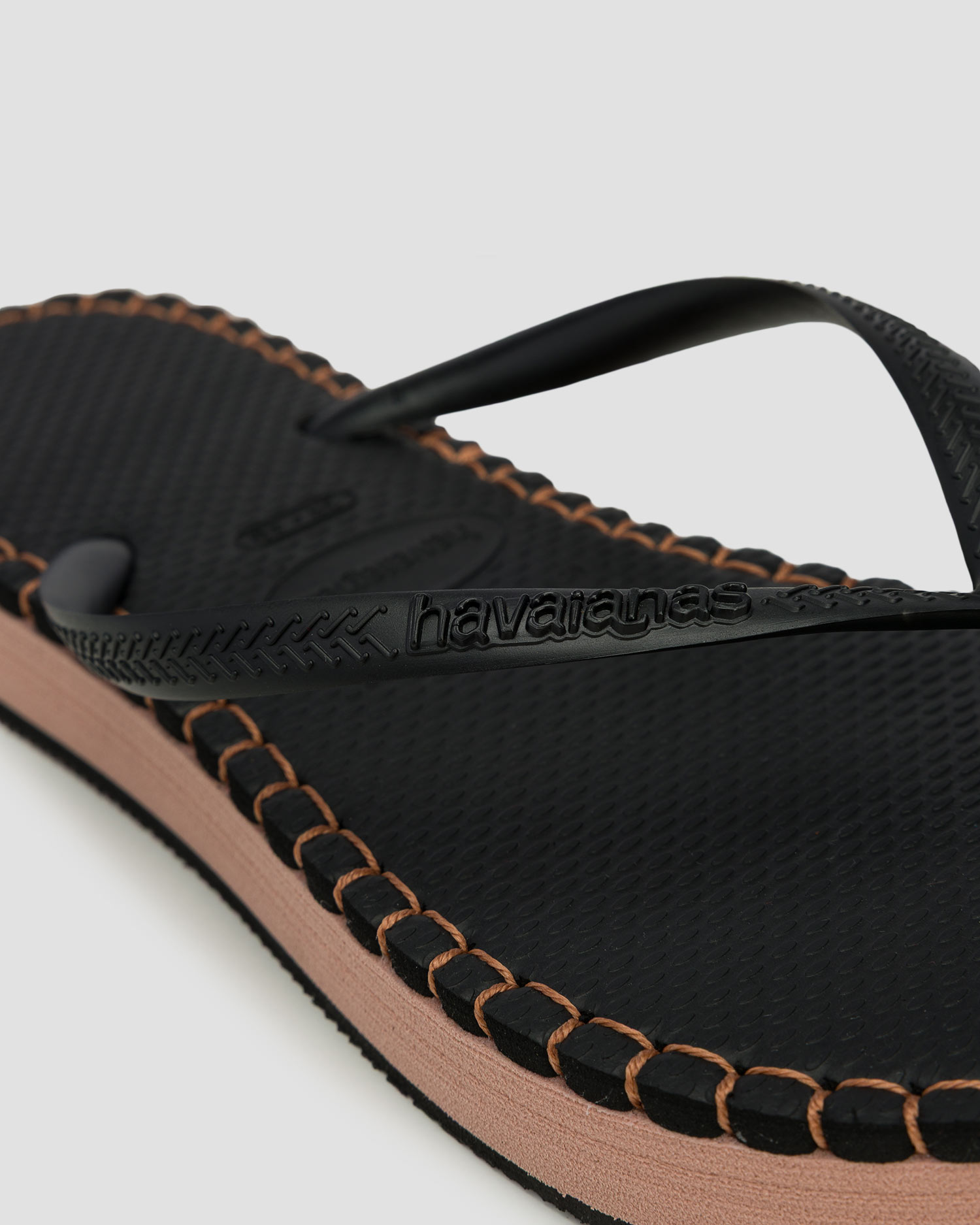 Japonki na flatformie damskie Havaianas Slim Flatform Loop czarne