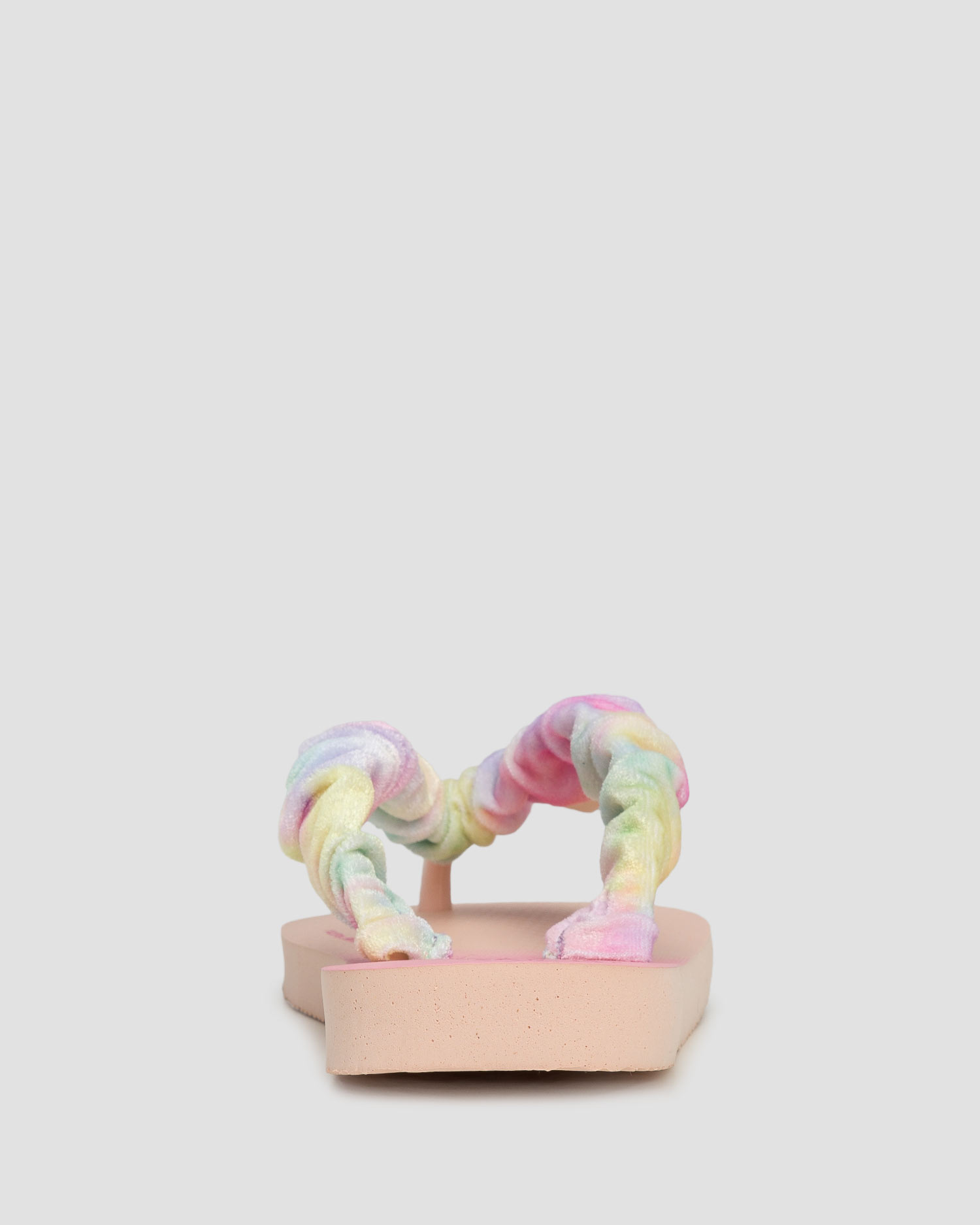 Tongs beiges et roses pour enfants Havaianas Kids Fluffy