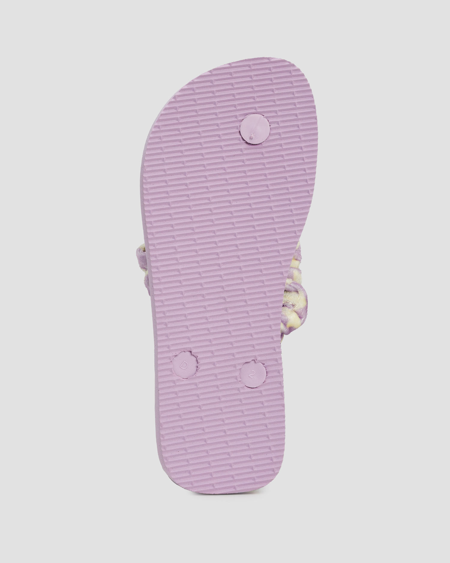 Tongs violettes et bleu marine pour enfants Havaianas Kids Fluffy 