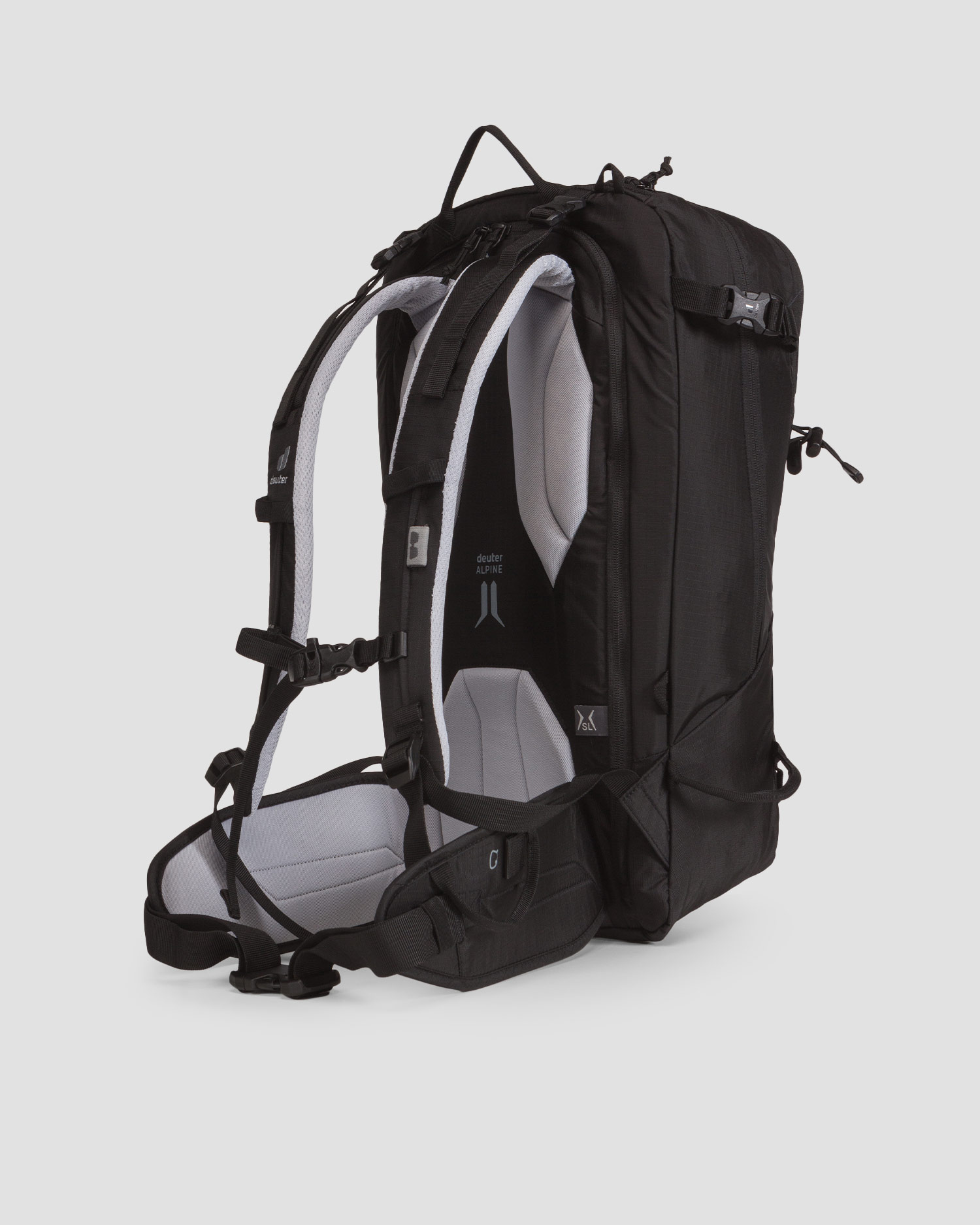 Dámsky čierny lyžiarsky batoh Deuter Freerider 28 SL