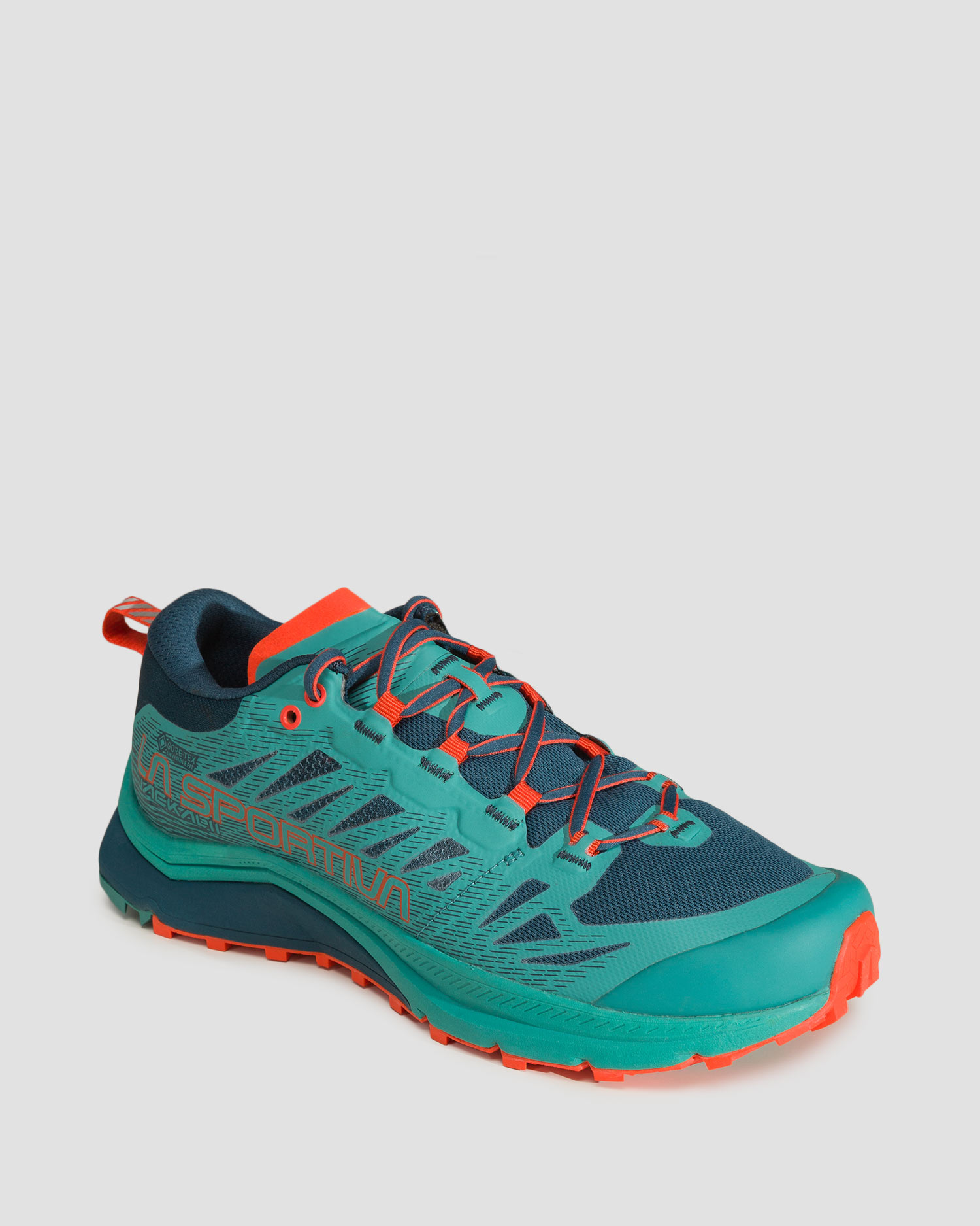 Světle modré boty dámské trailové La Sportiva Jackal II Gtx