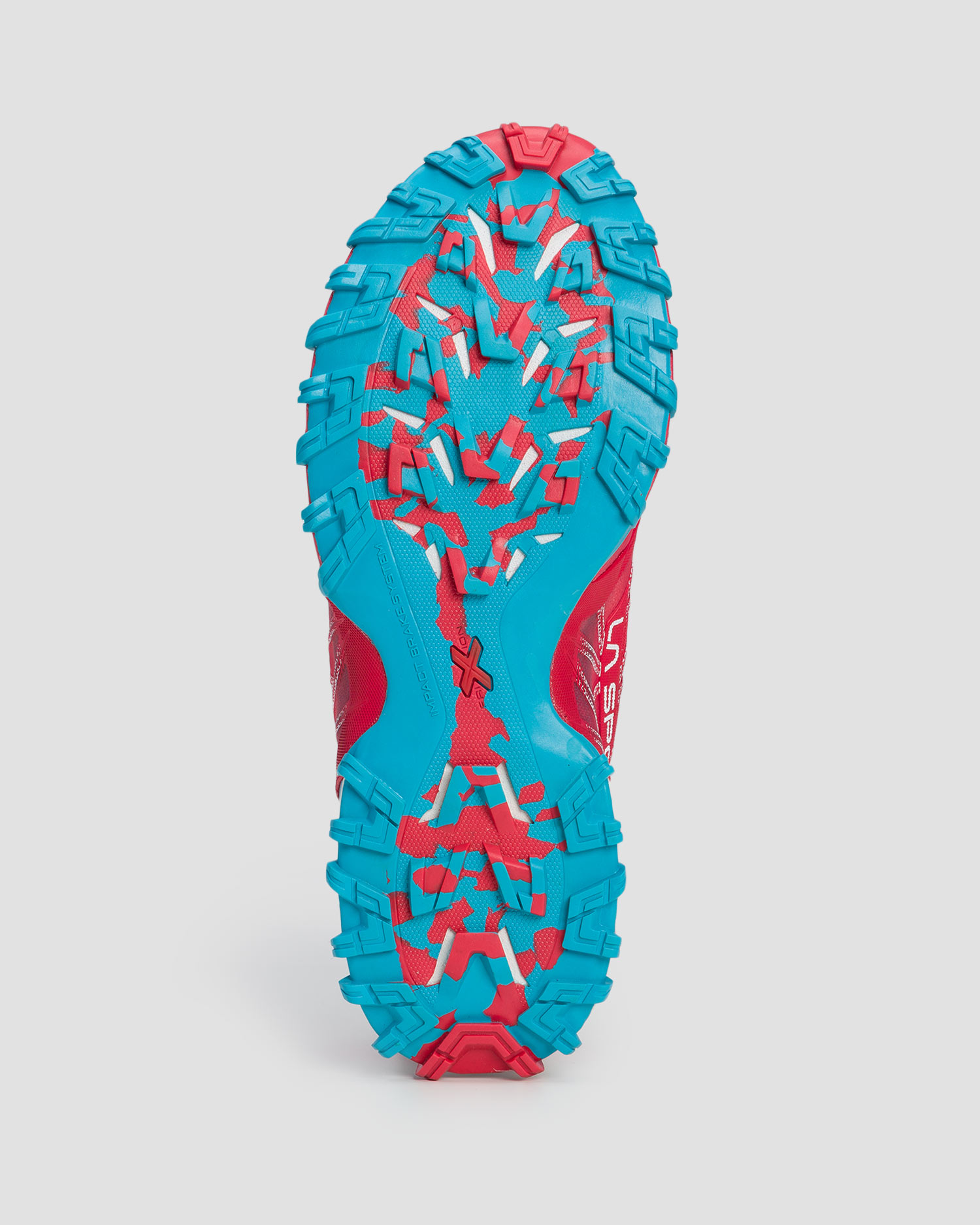 Women's pink and blue trail shoes La Sportiva Bushido III