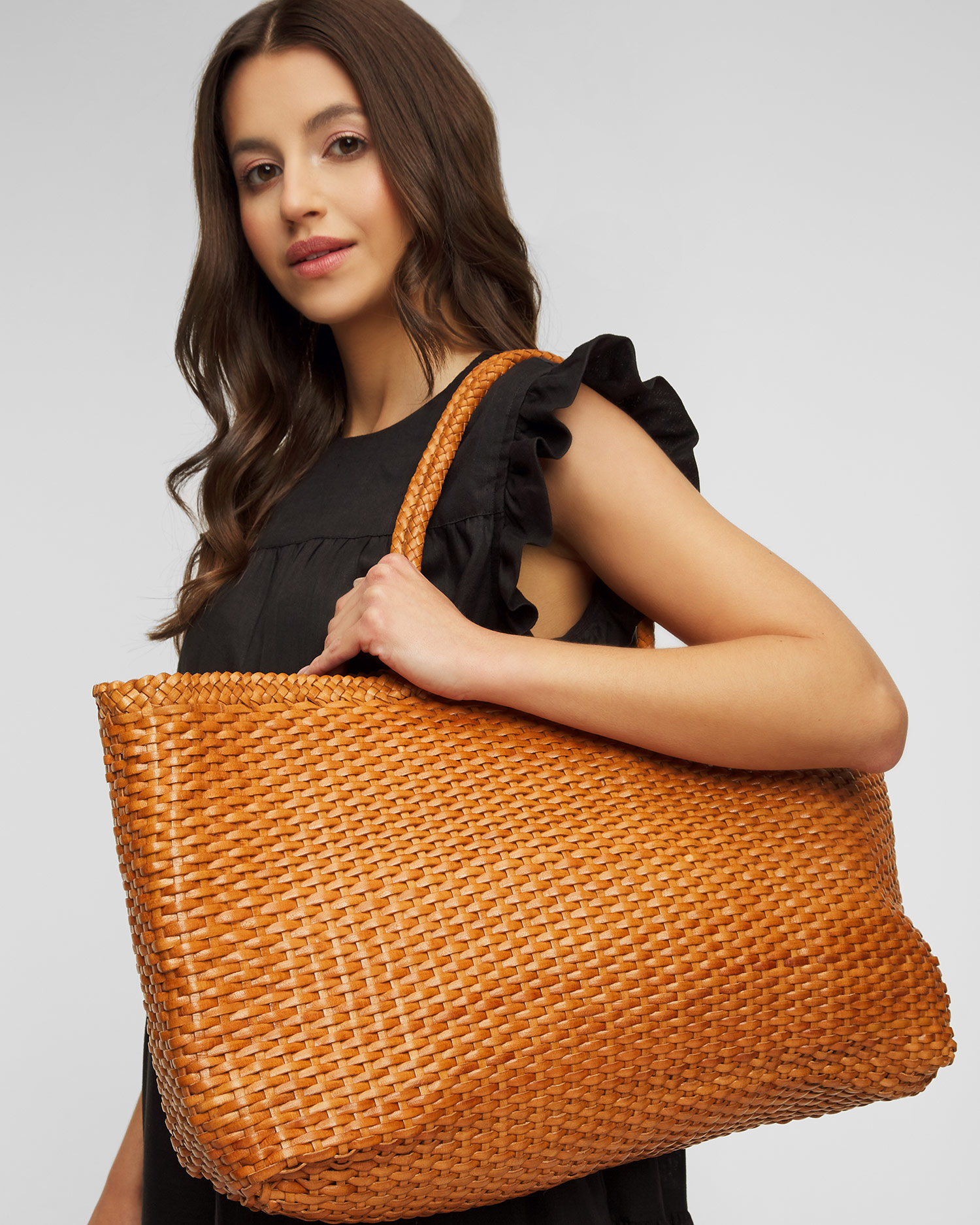 Braided bag Dragon Diffusion Braided Shopper Max