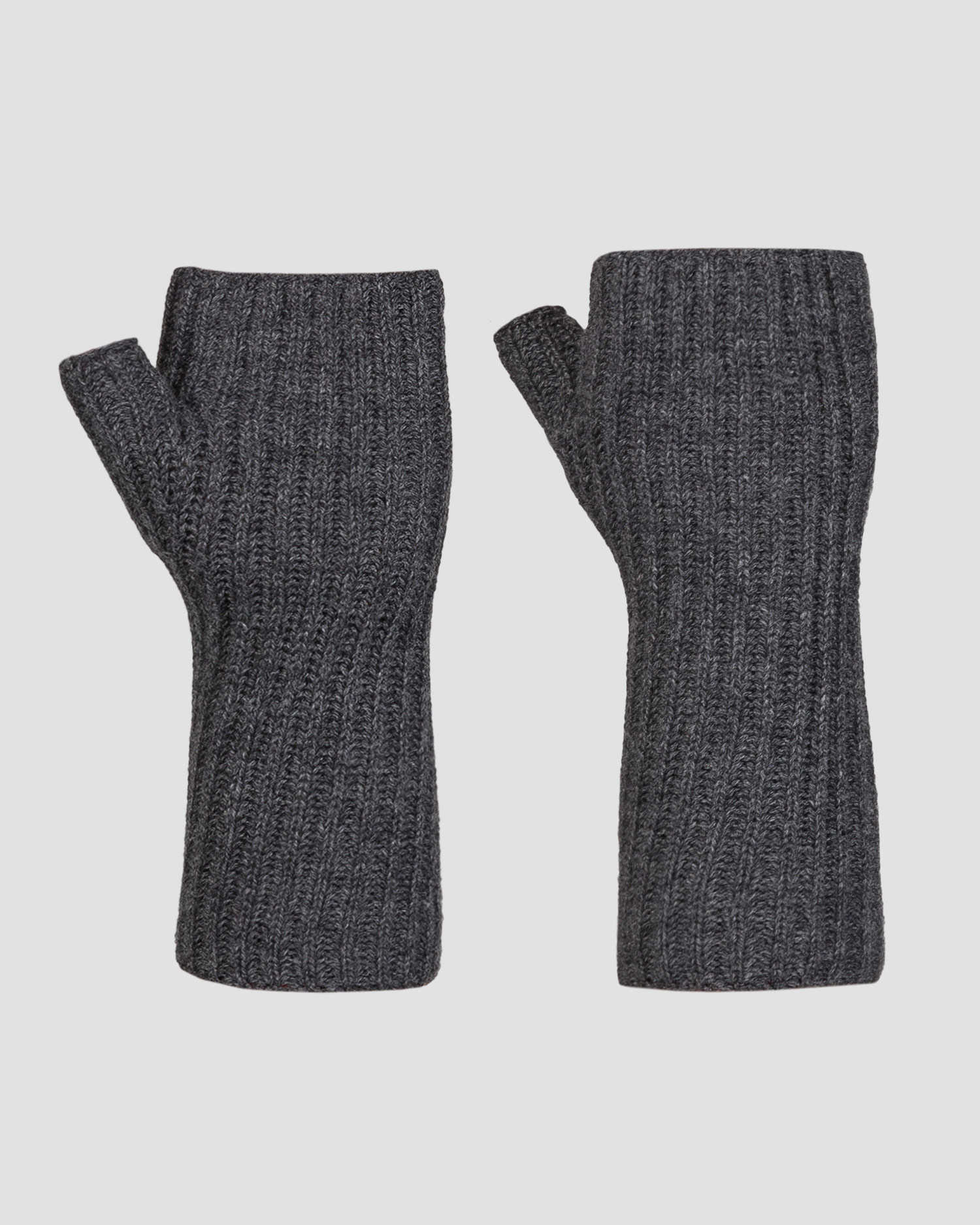 Guanti grigi in cashmere da donna Johnstons of Elgin