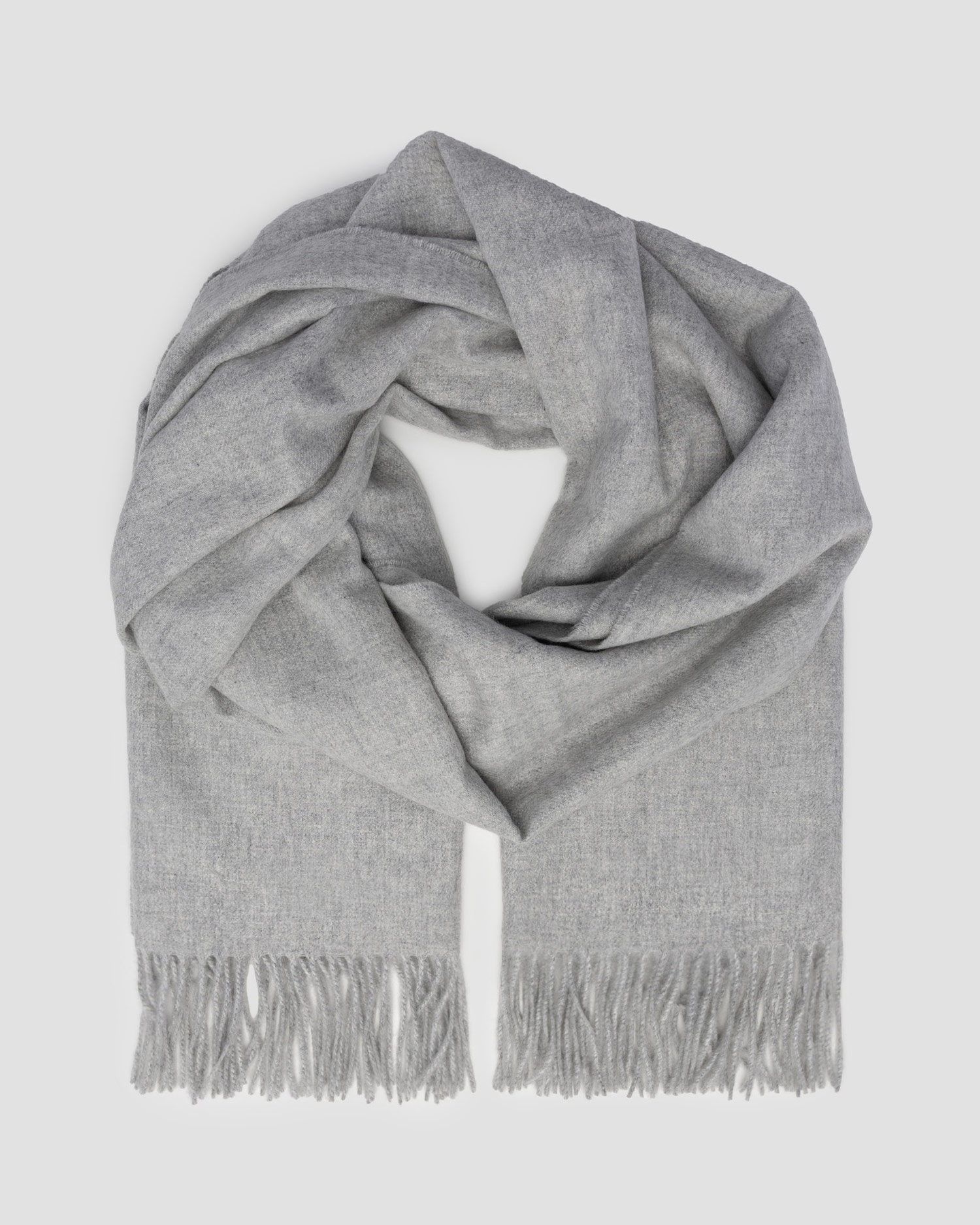 Grey cashmere scarf Johnstons of Elgin