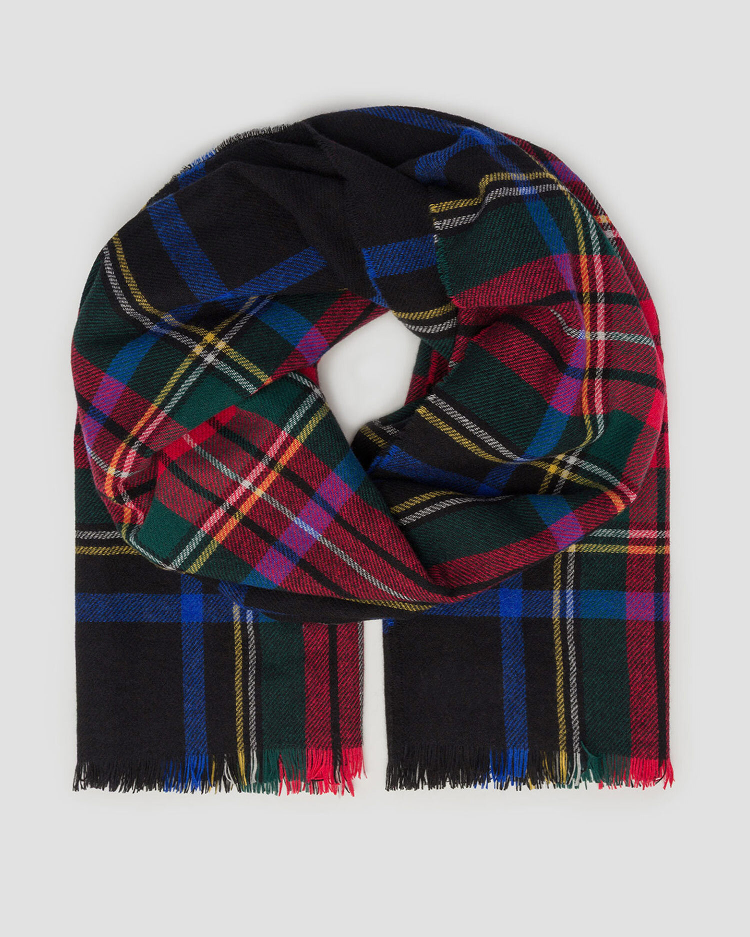 Foulard en cachemire à carreaux Johnstons of Elgin