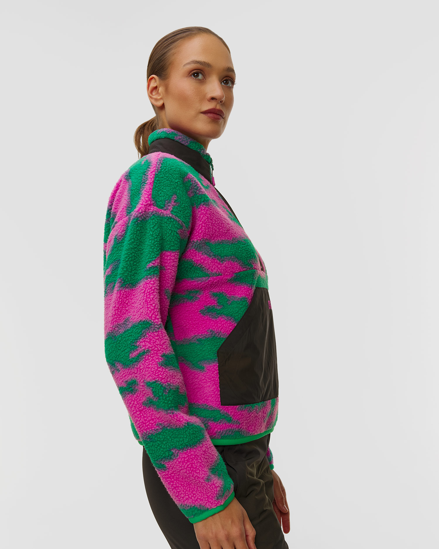 Dámská termo mikina Picture Organic Clothing Zelkova Printed 1/4 Zip