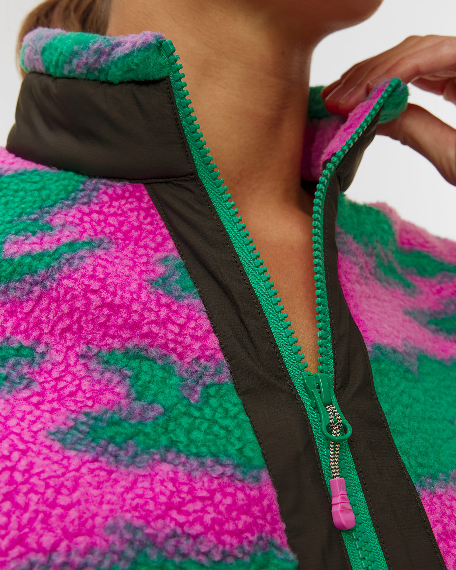 Dámská termo mikina Picture Organic Clothing Zelkova Printed 1/4 Zip