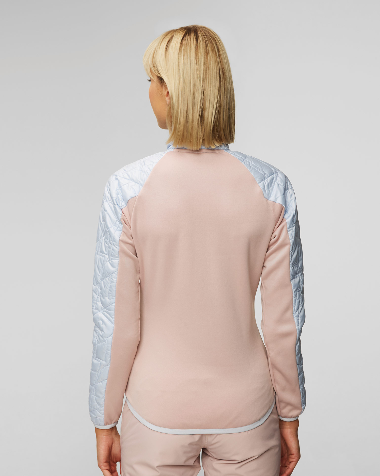 Dámska modro-béžová hybridná bunda Picture Organic Clothing Tehanie Primaloft