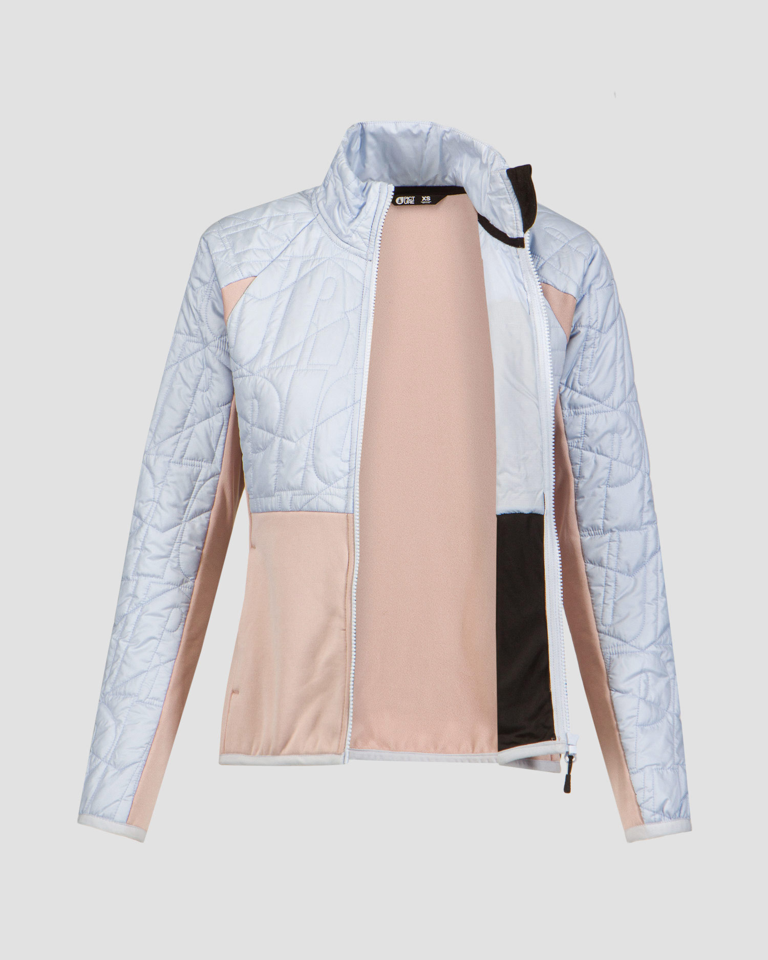 Women's blue and beige Picture Organic Clothing Tehanie Primaloft hybrid jacket