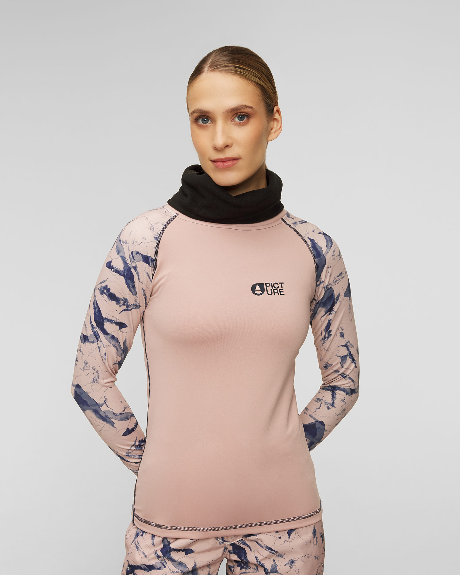 Women's beige thermal sweatshirt Picture Organic Clothing Pagaya