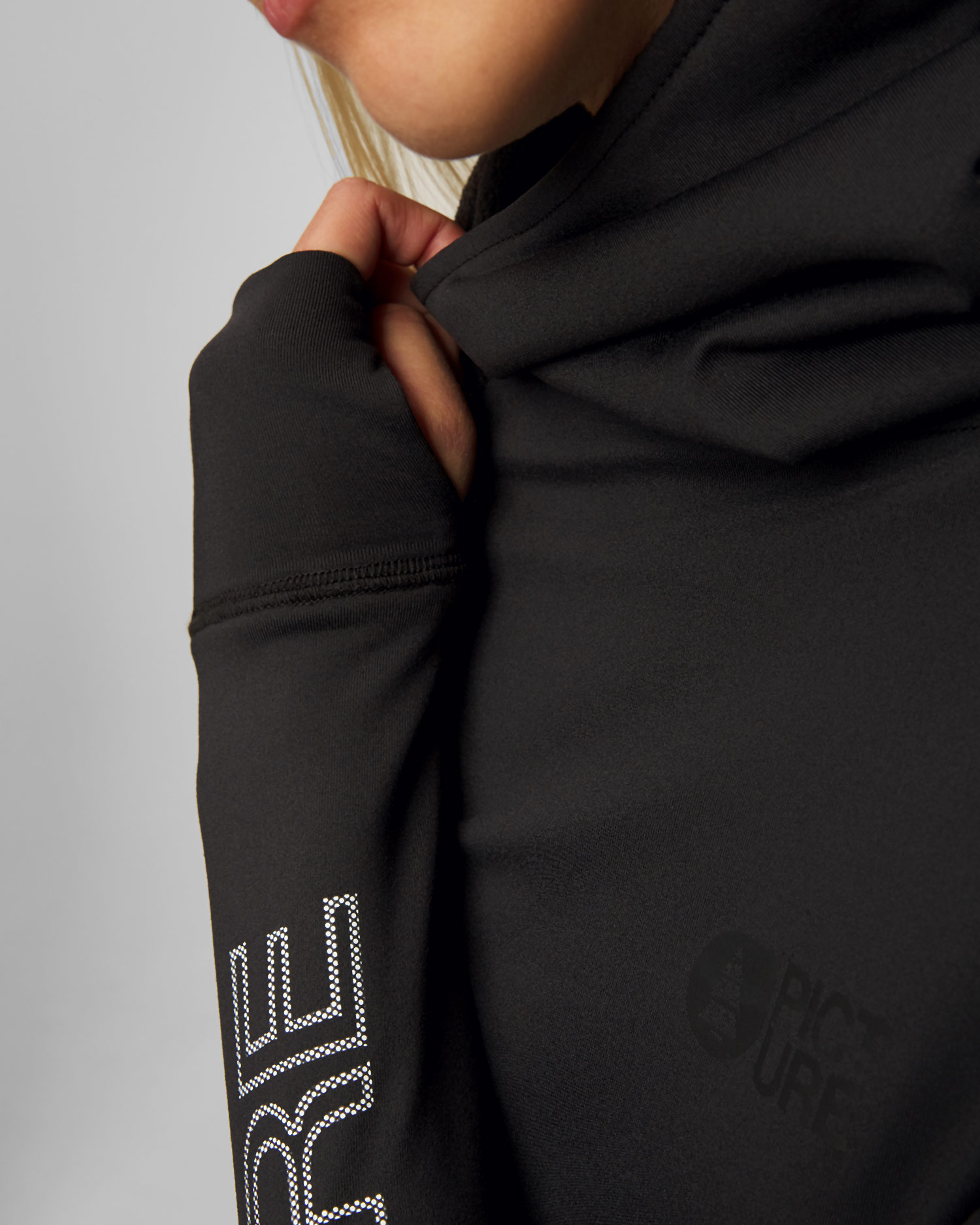 Women's black thermal sweatshirt Picture Organic Clothing Pagaya