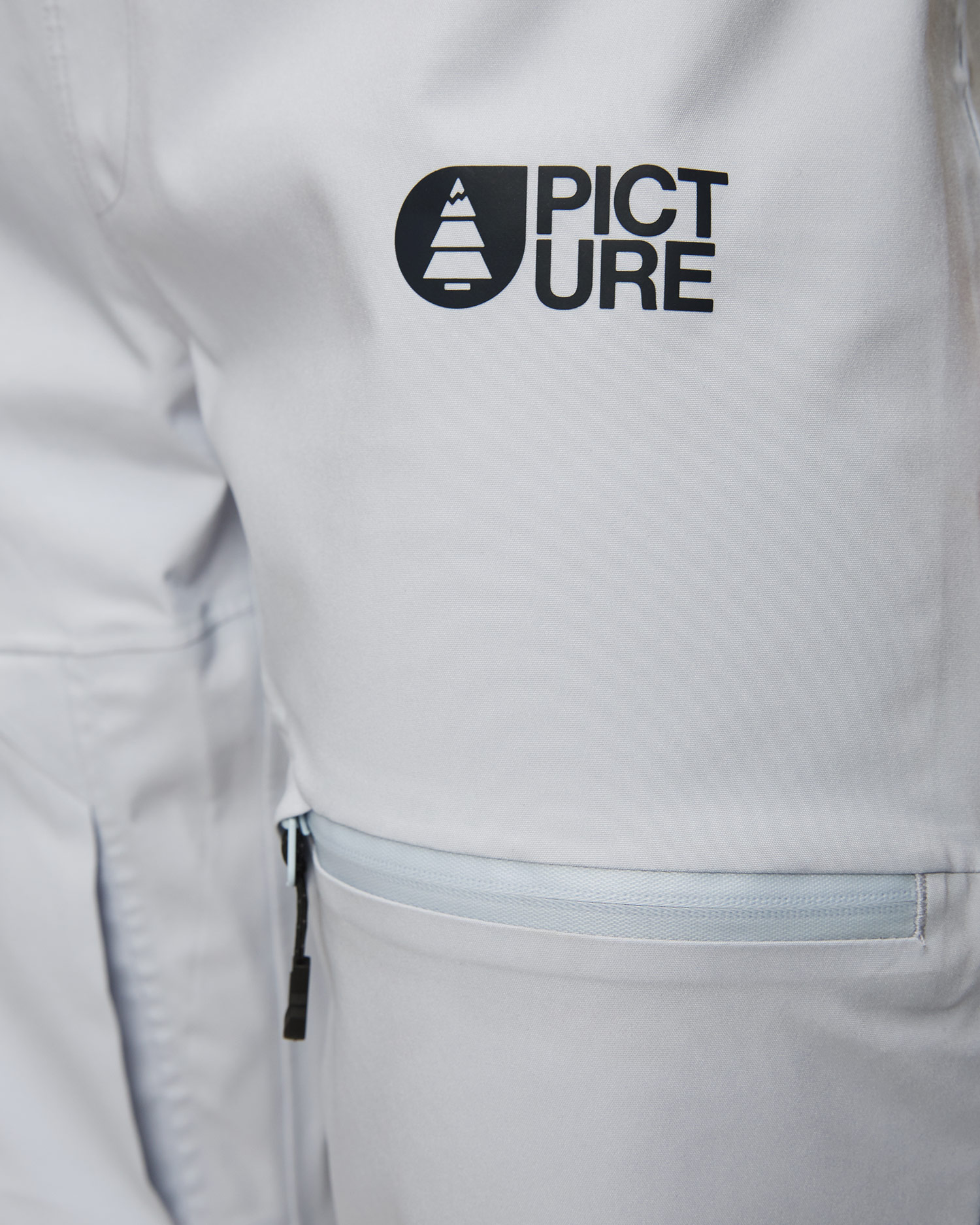 Dámske modré hardshellové lyžiarske nohavice Picture Organic Clothing Aeron 3L BIB 20/20