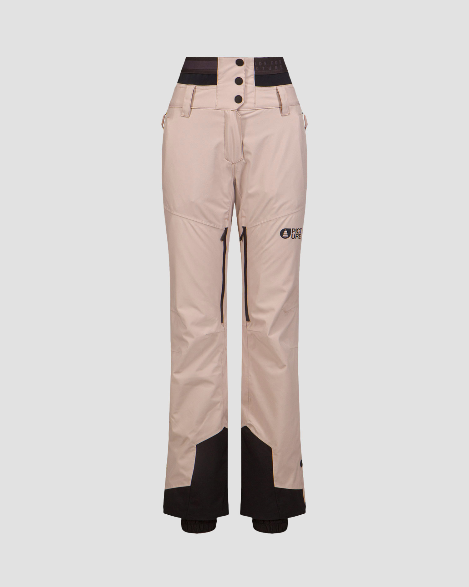 Women's beige ski trousers Picture Organic Clothing Exa 20/20