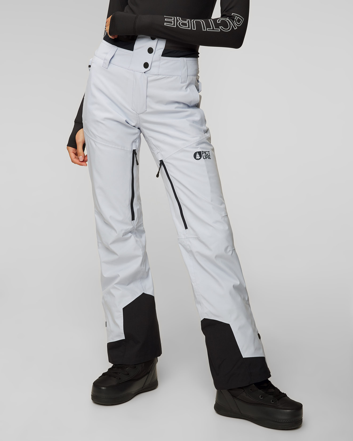 Women's blue ski trousers Picture Organic Clothing Exa 20/20