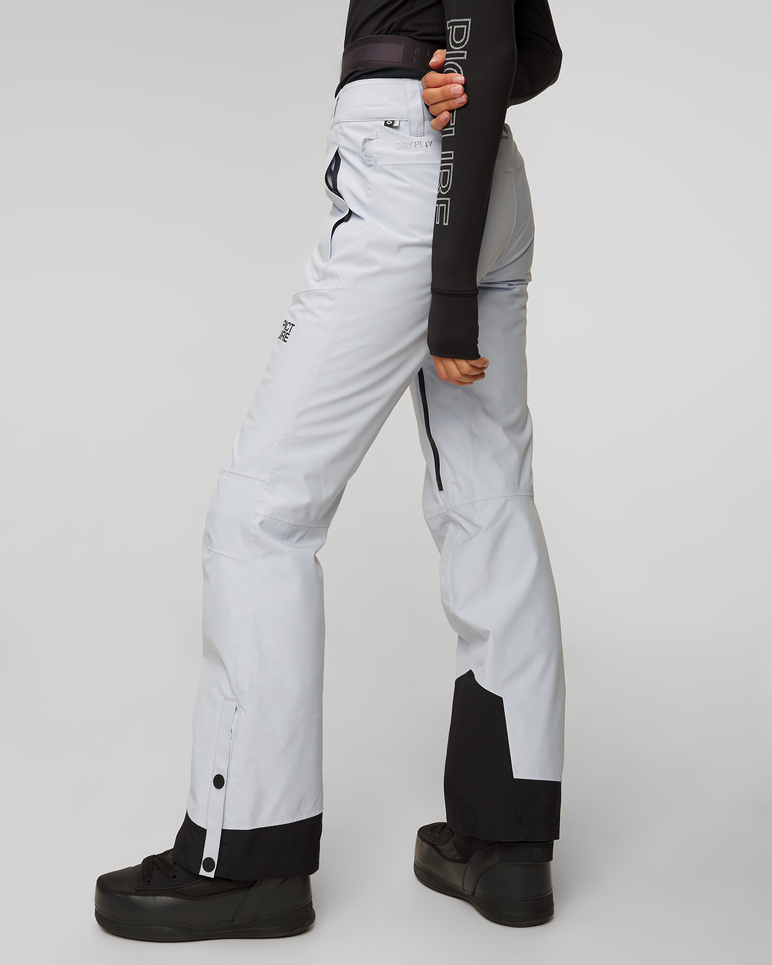 Pantalon de ski bleu pour femmes Picture Organic Clothing Exa 20/20
