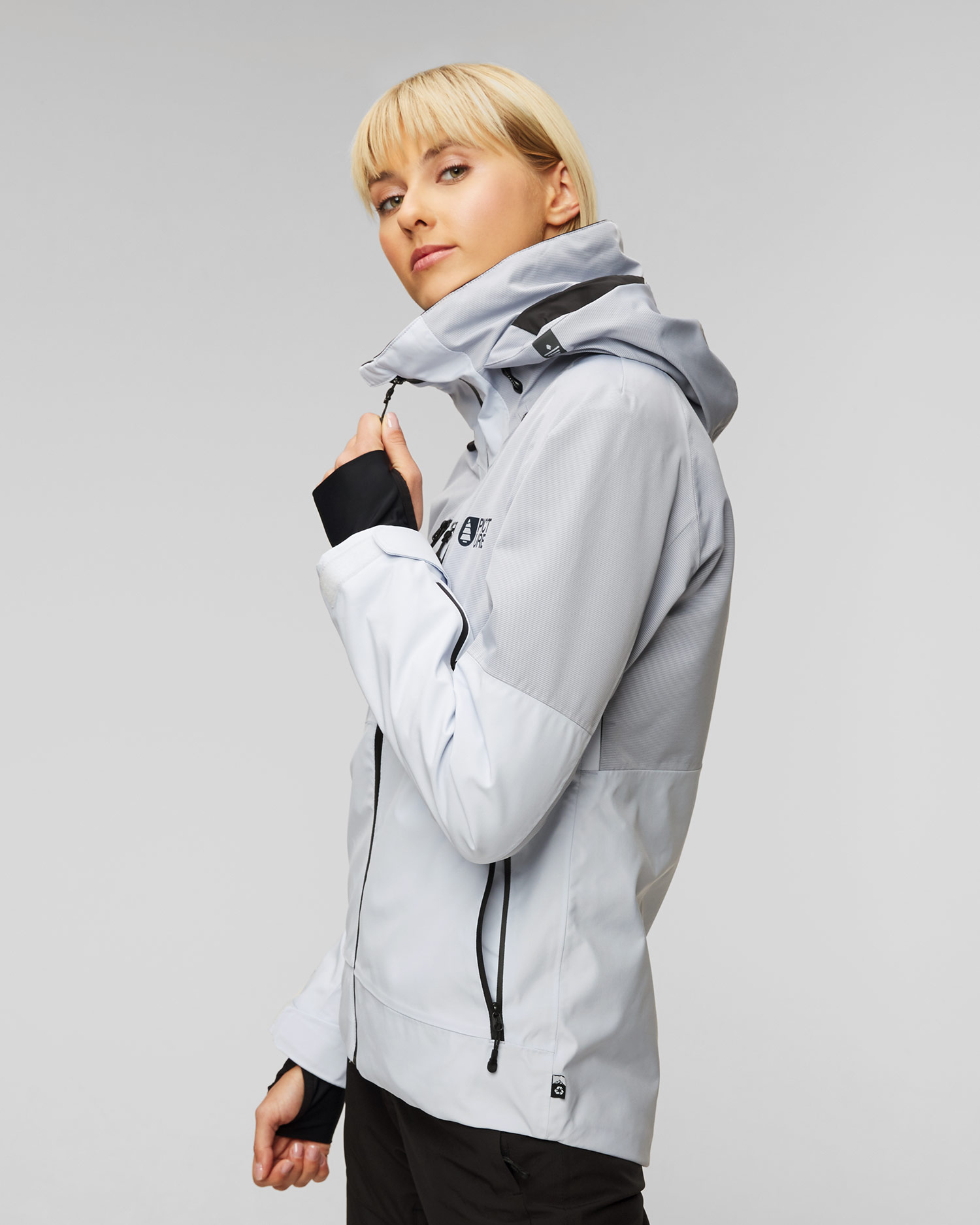 Veste de ski bleue pour femmes Picture Organic Clothing Sygna 20/20