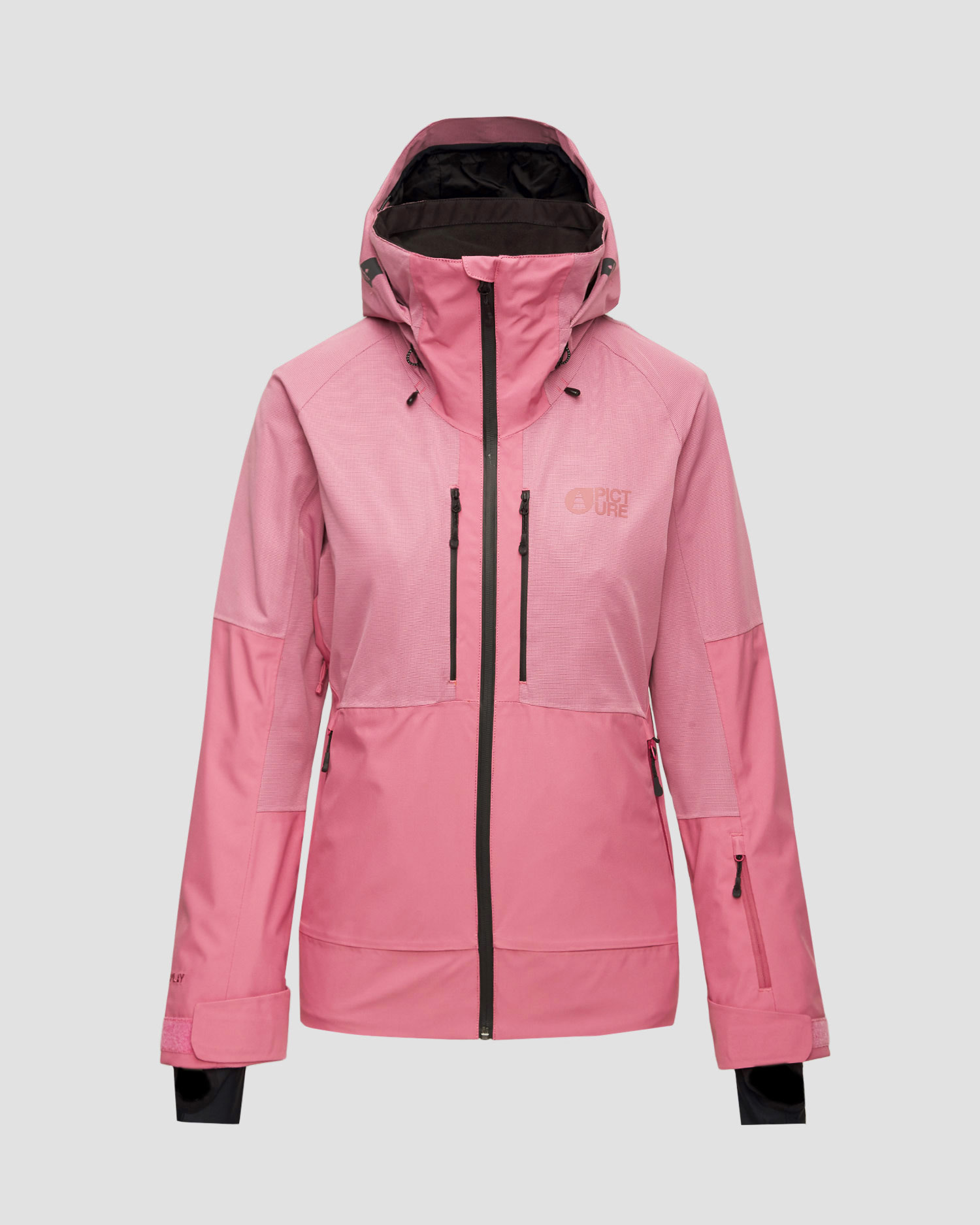 Women's pink ski jacket Picture Organic Clothing Sygna 20/20