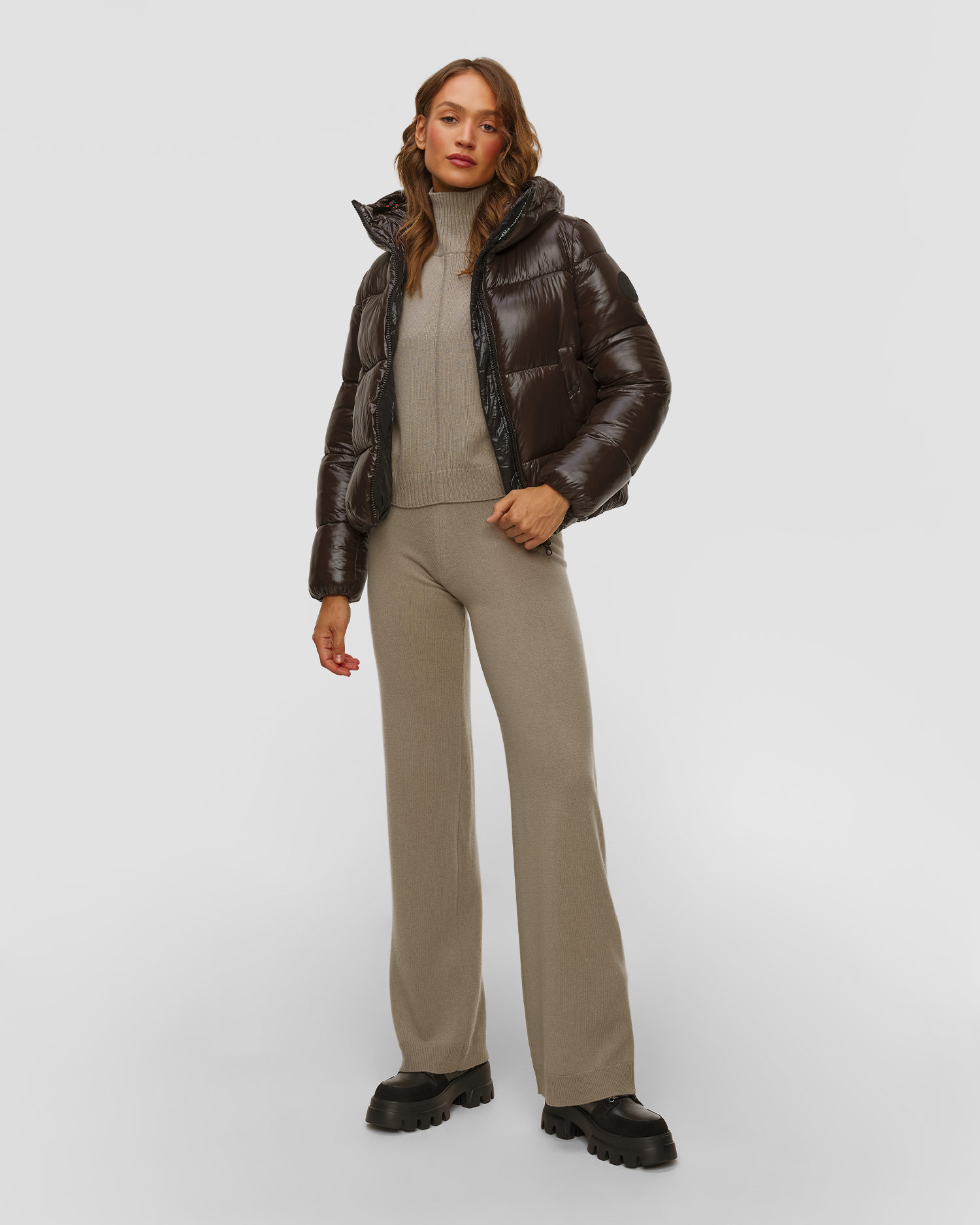 Veste marron pour femmes Save the Duck Biddy