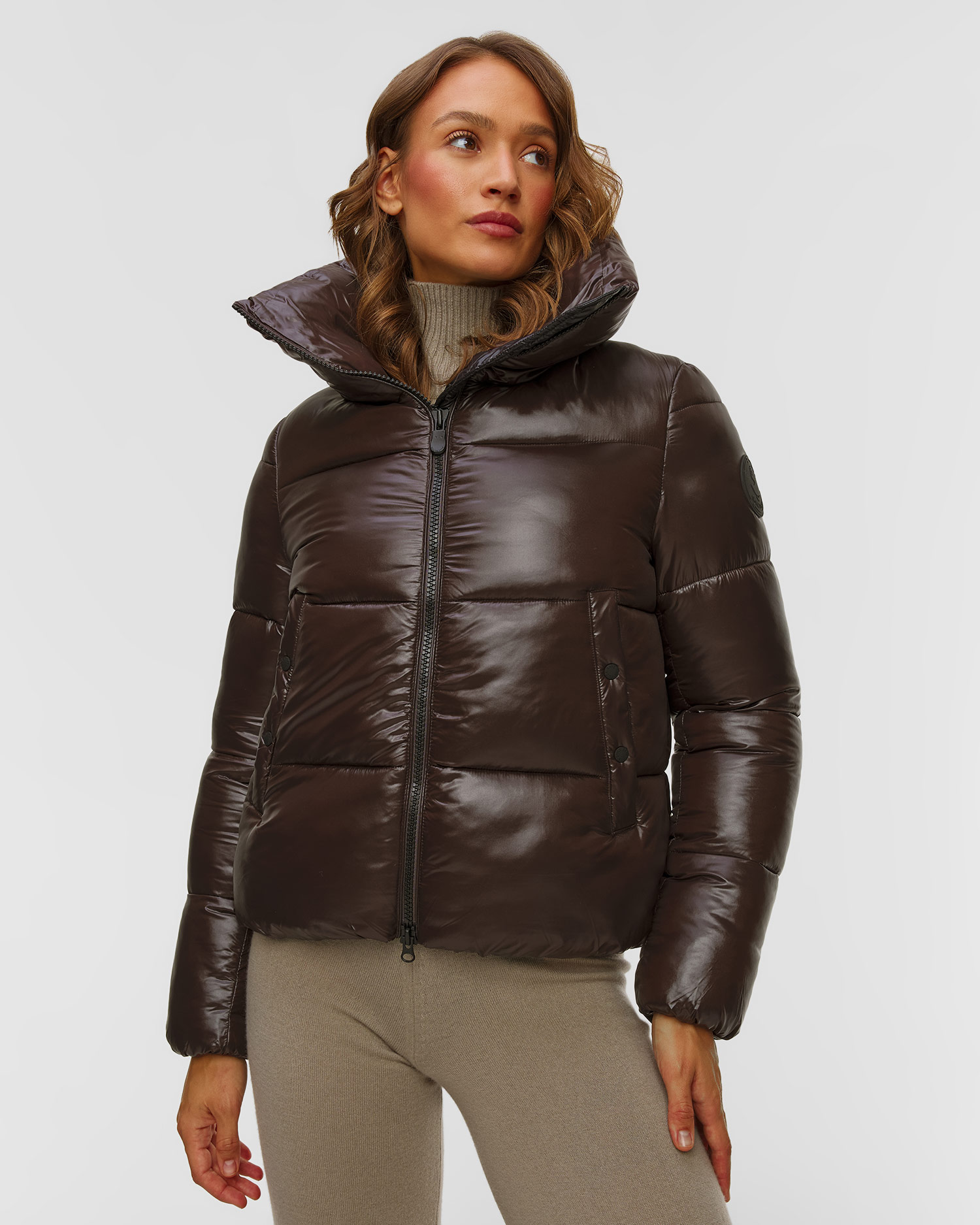 Veste marron pour femmes Save the Duck Isla