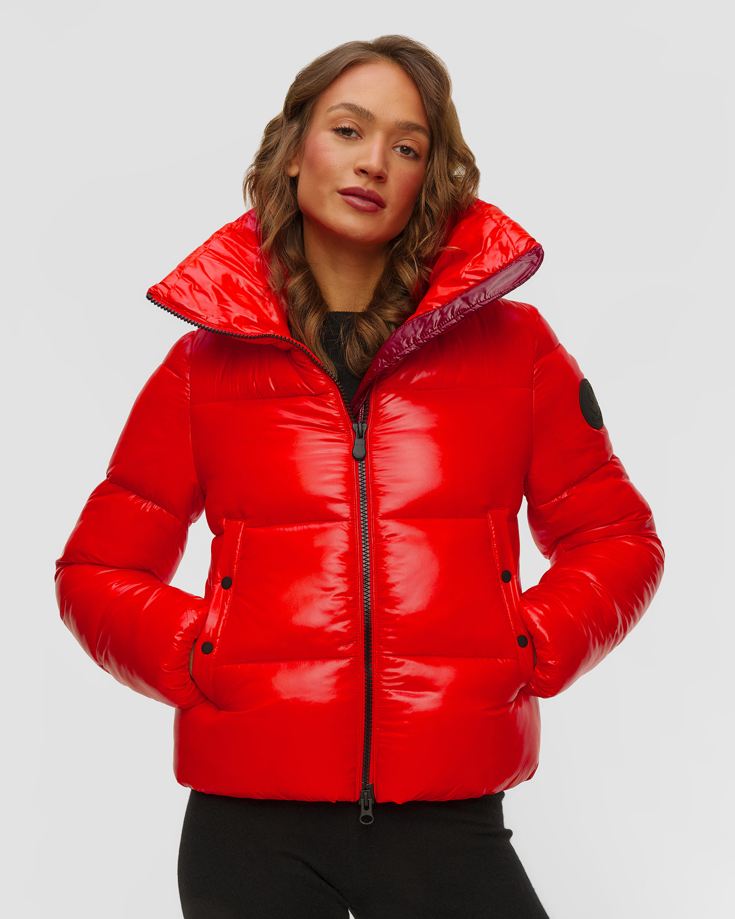 Veste rouge pour femmes Save the Duck Isla