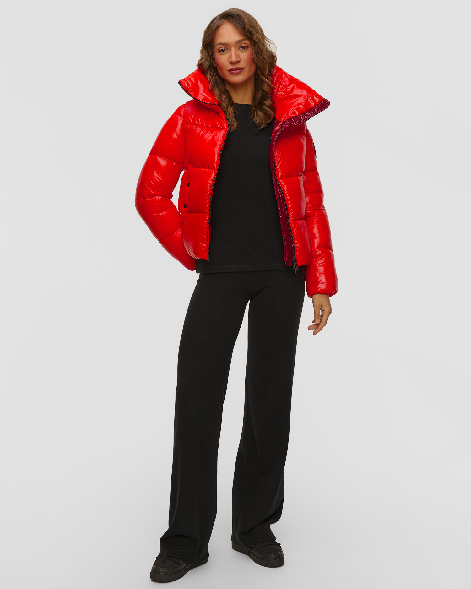 Veste rouge pour femmes Save the Duck Isla
