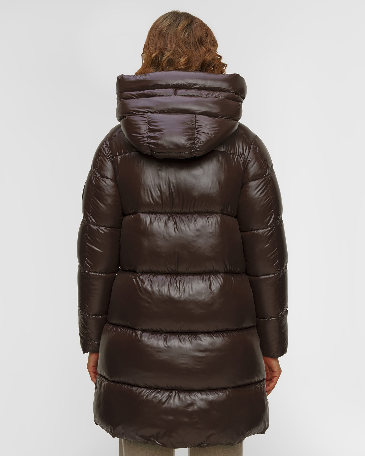 Brązowy płaszcz damski Save the Duck Isabel