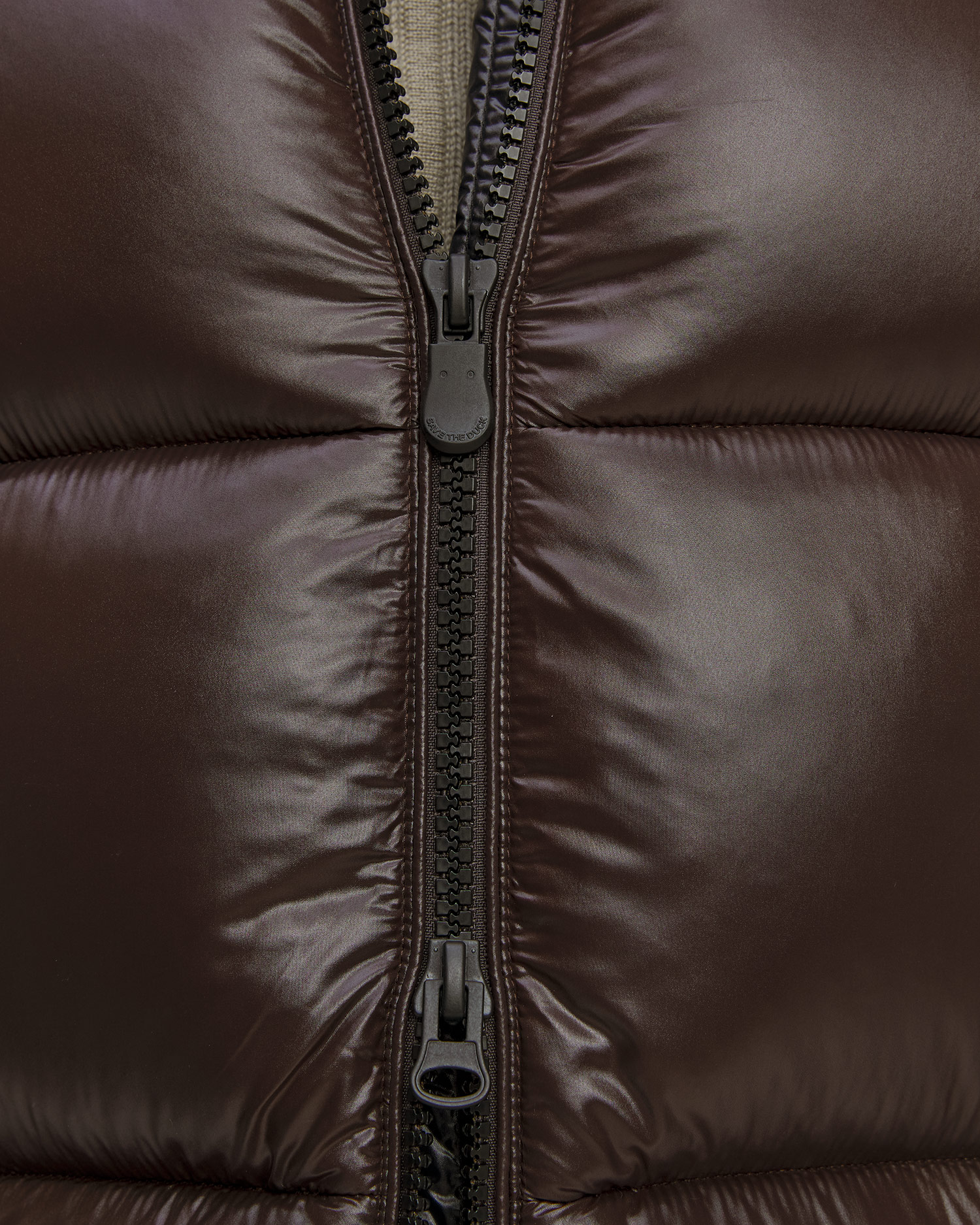 Brązowy płaszcz damski Save the Duck Isabel