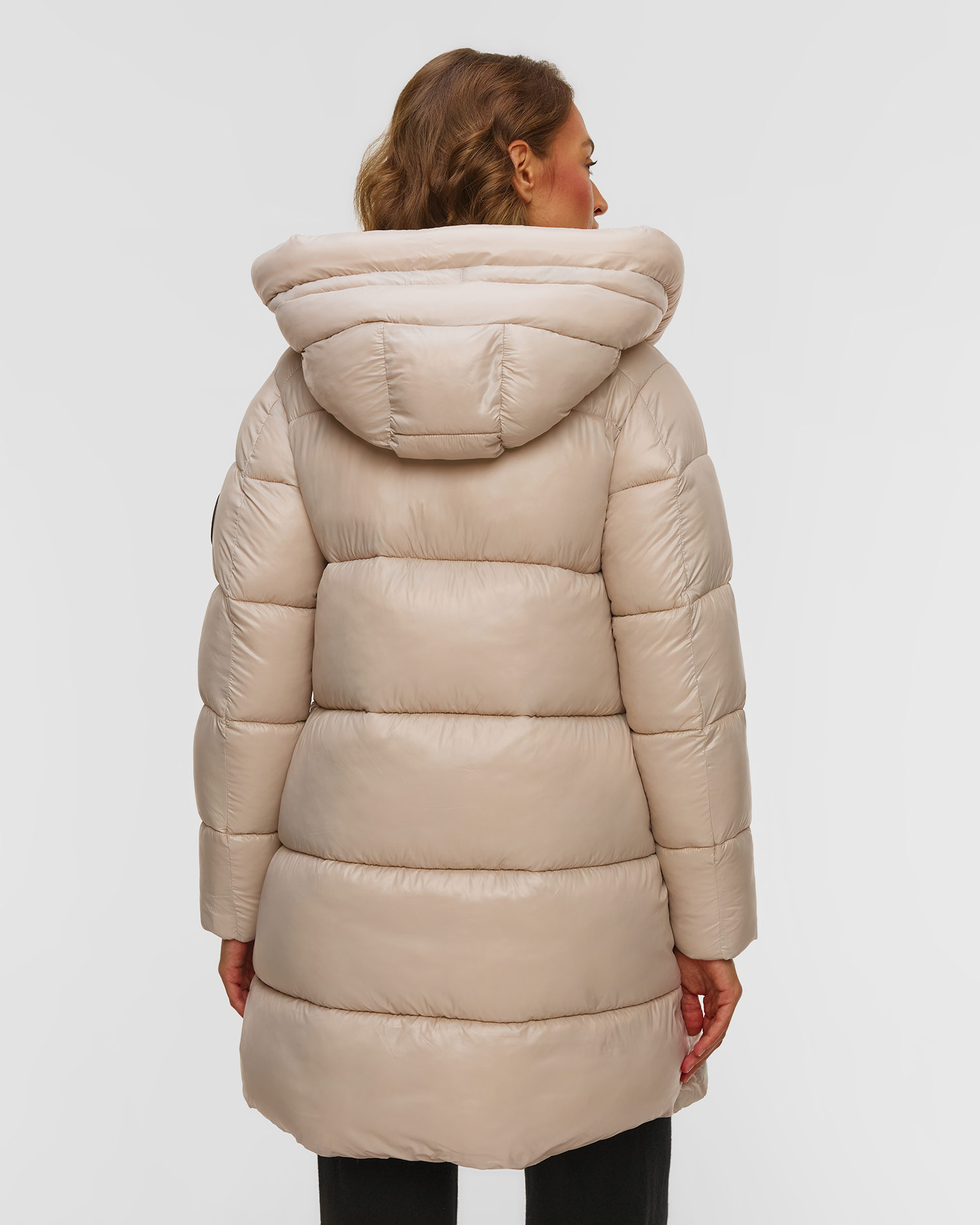 Beżowy płaszcz damski Save the Duck Isabel