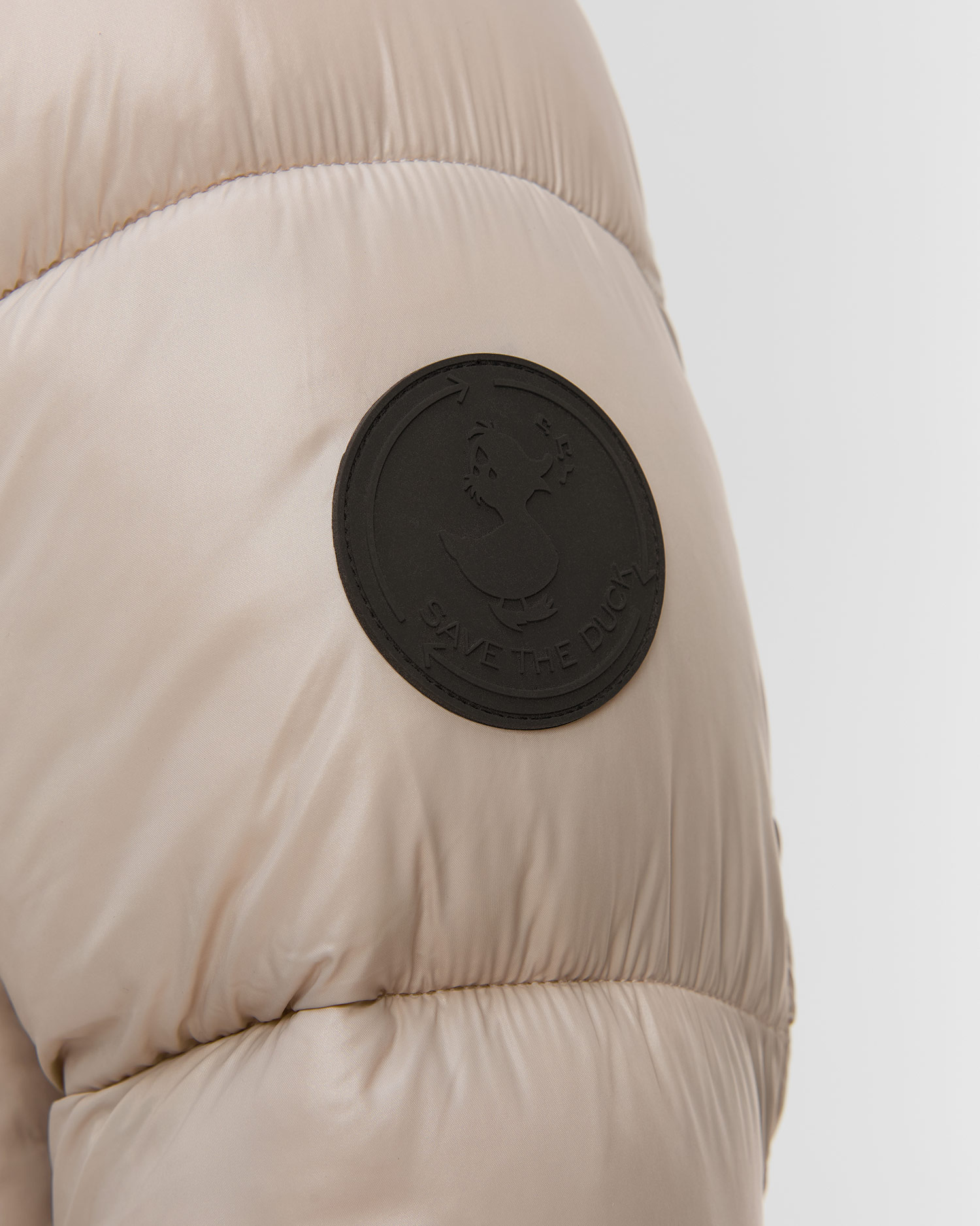 Beżowy płaszcz damski Save the Duck Isabel