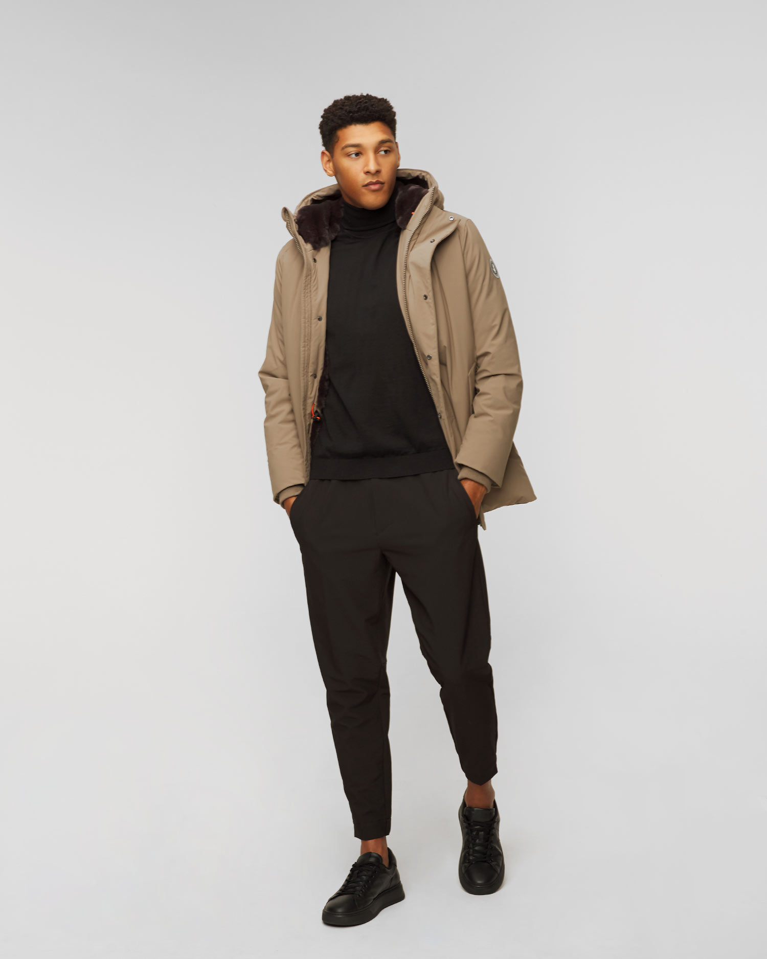 Hnedá pánska parka Save the Duck Antoine