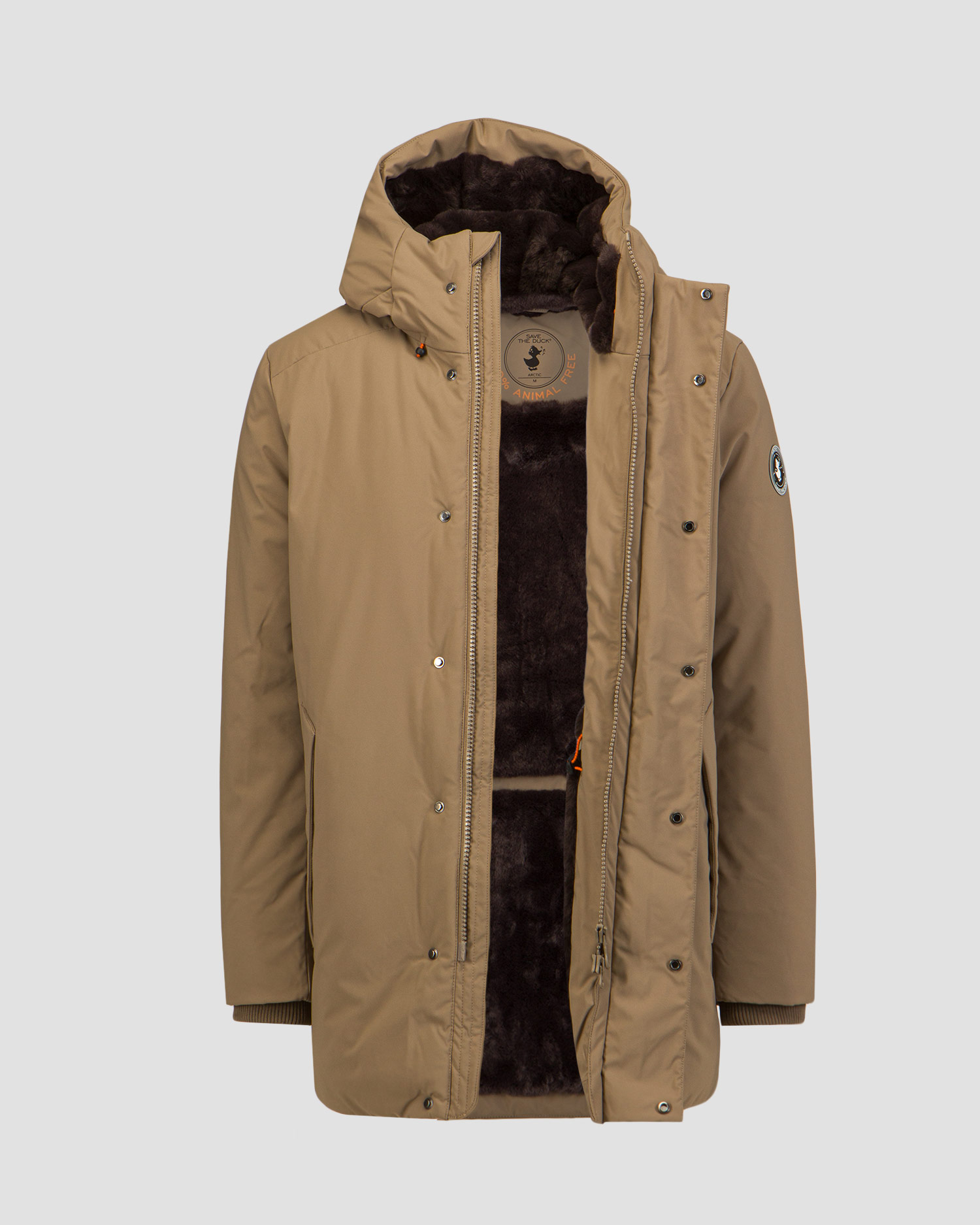 Hnedá pánska parka Save the Duck Antoine