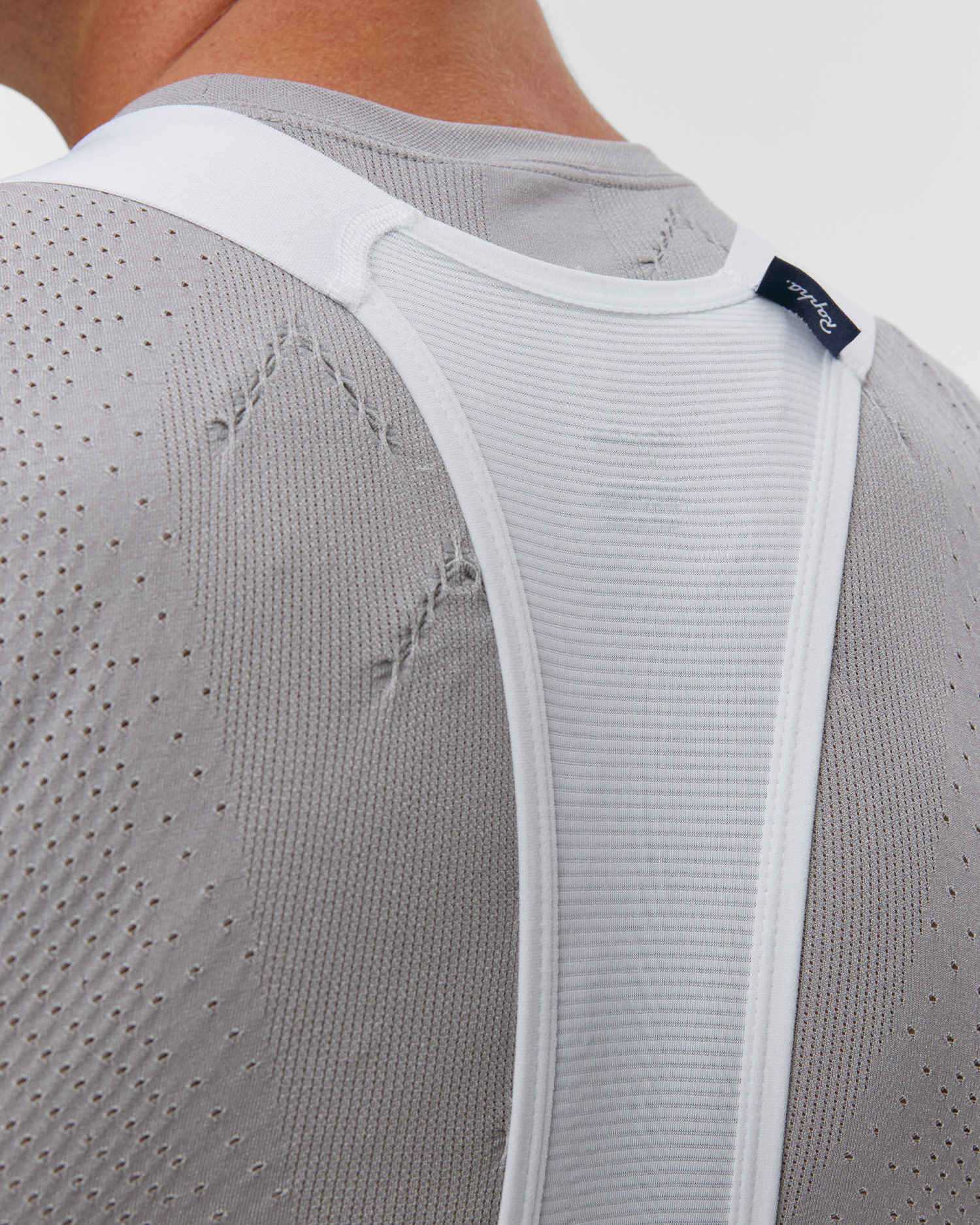 Pantaloncini da ciclismo da uomo Rapha Brevet Element Cargo Bib Shorts blu e bianchi