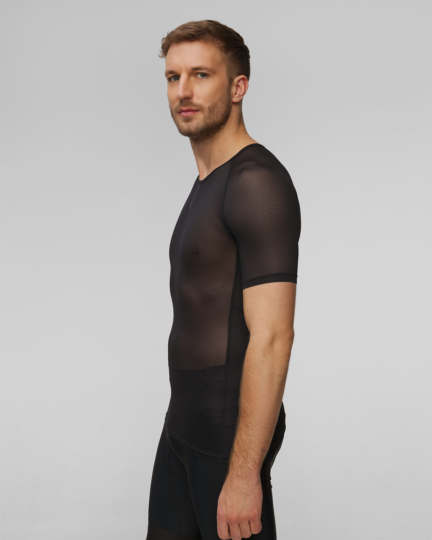 Men’s thermo-active cycling T-shirt Rapha Base Layer SS black
