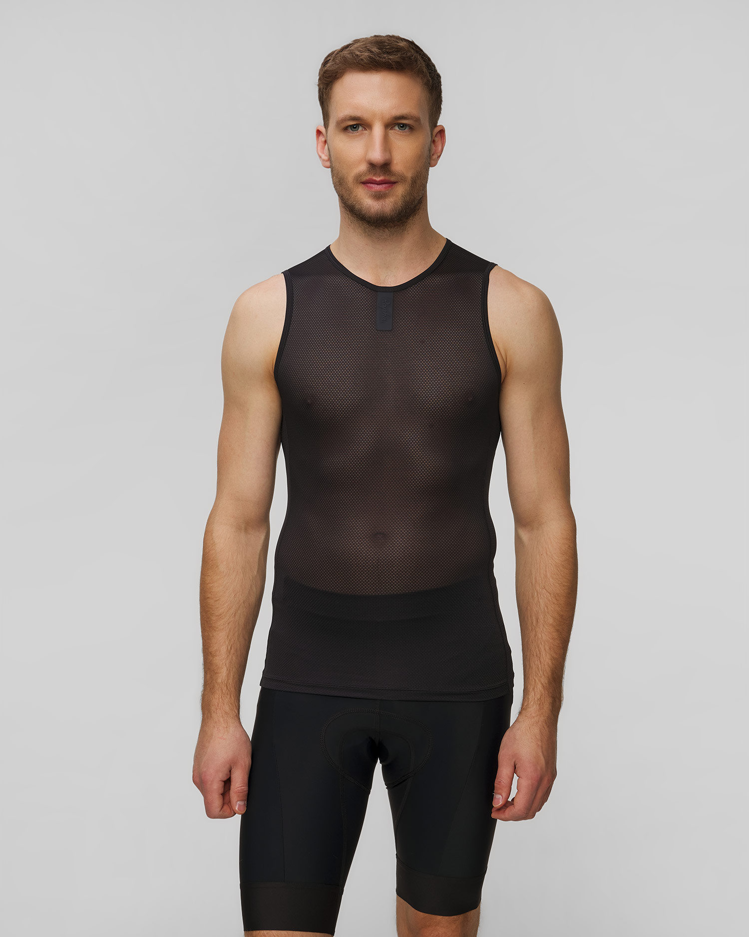 Top de cyclisme thermoactif noir pour hommes Rapha Base Layer 