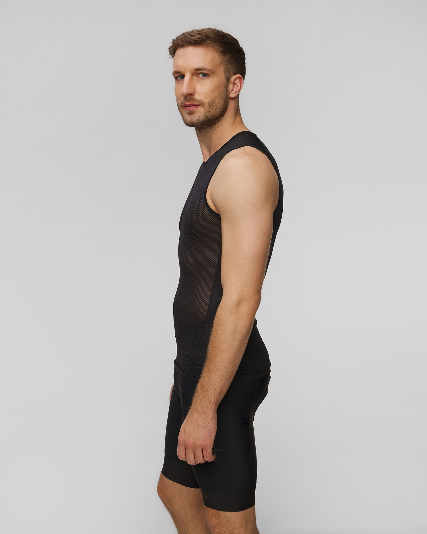 Men's thermal cycling top Rapha Base Layer black