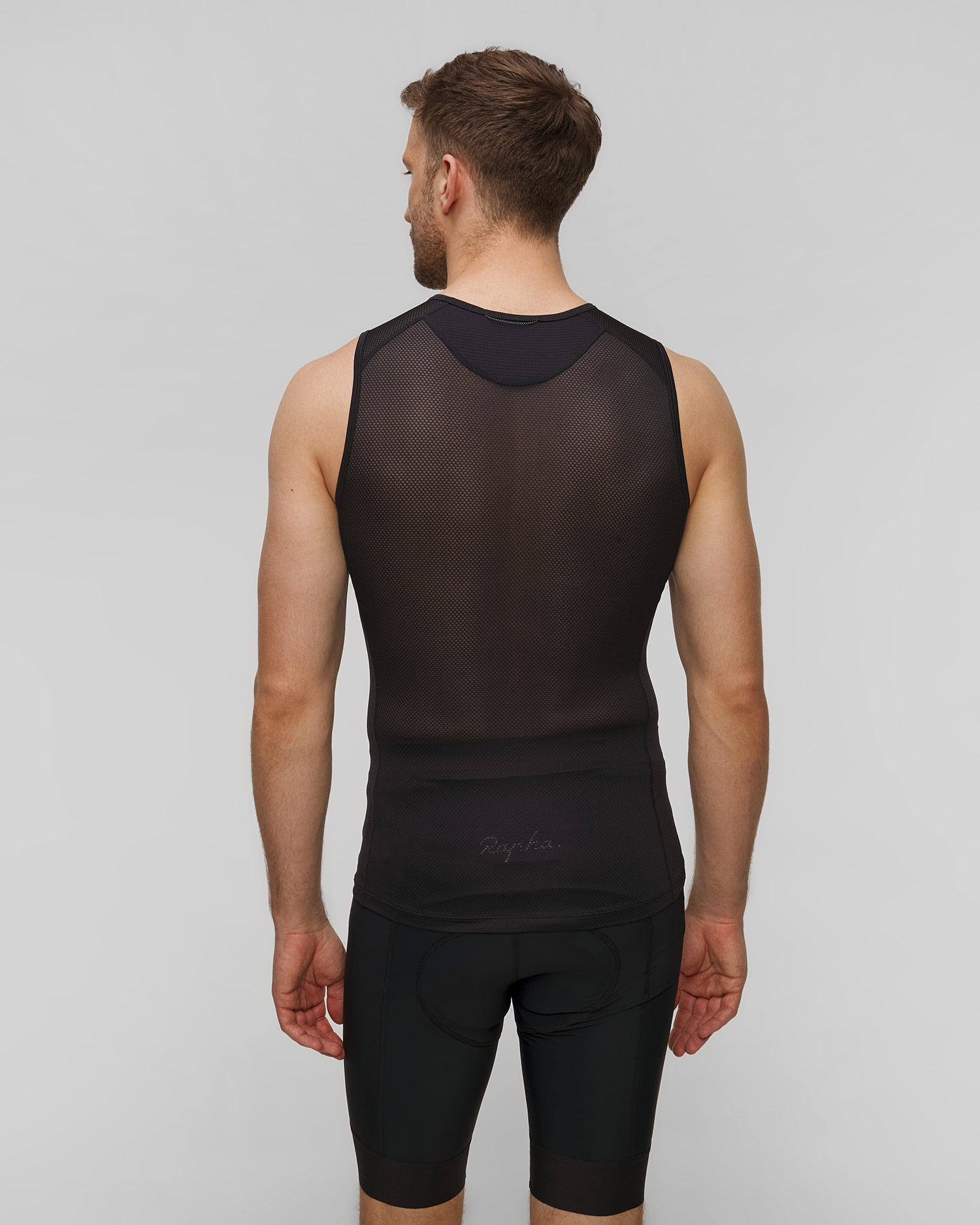 Men's thermal cycling top Rapha Base Layer black