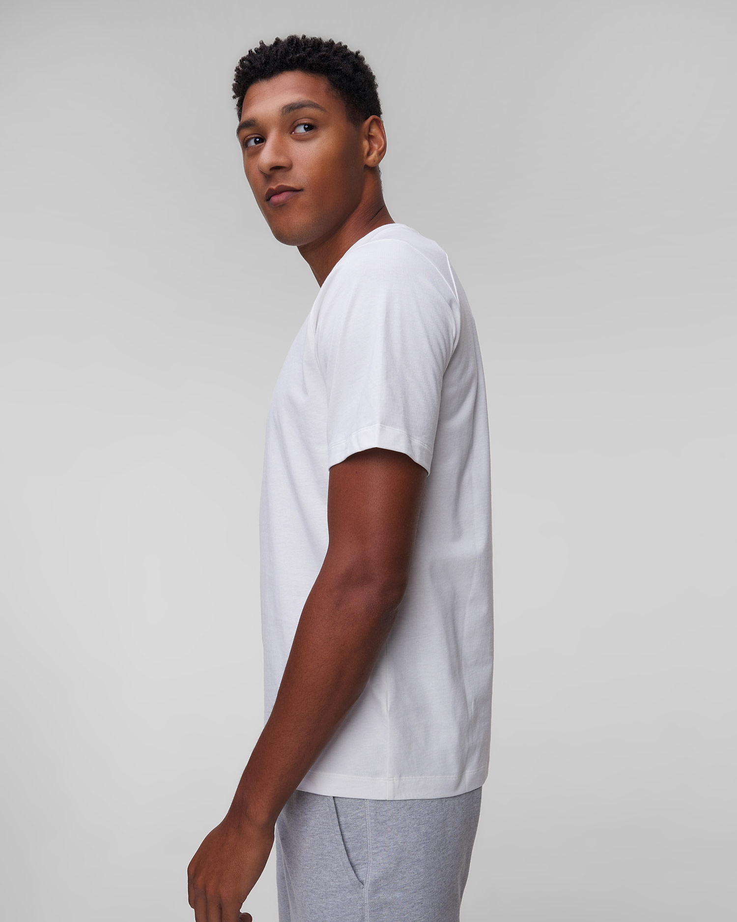 Pánske bavlnené tričko Rapha biele