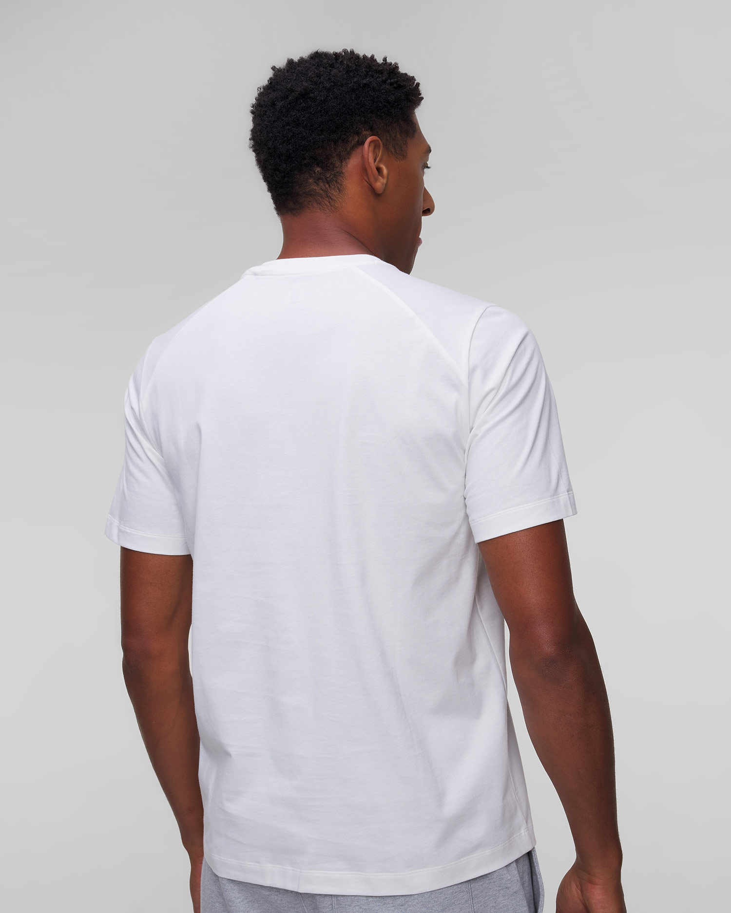 Men's cotton T-shirt Rapha white