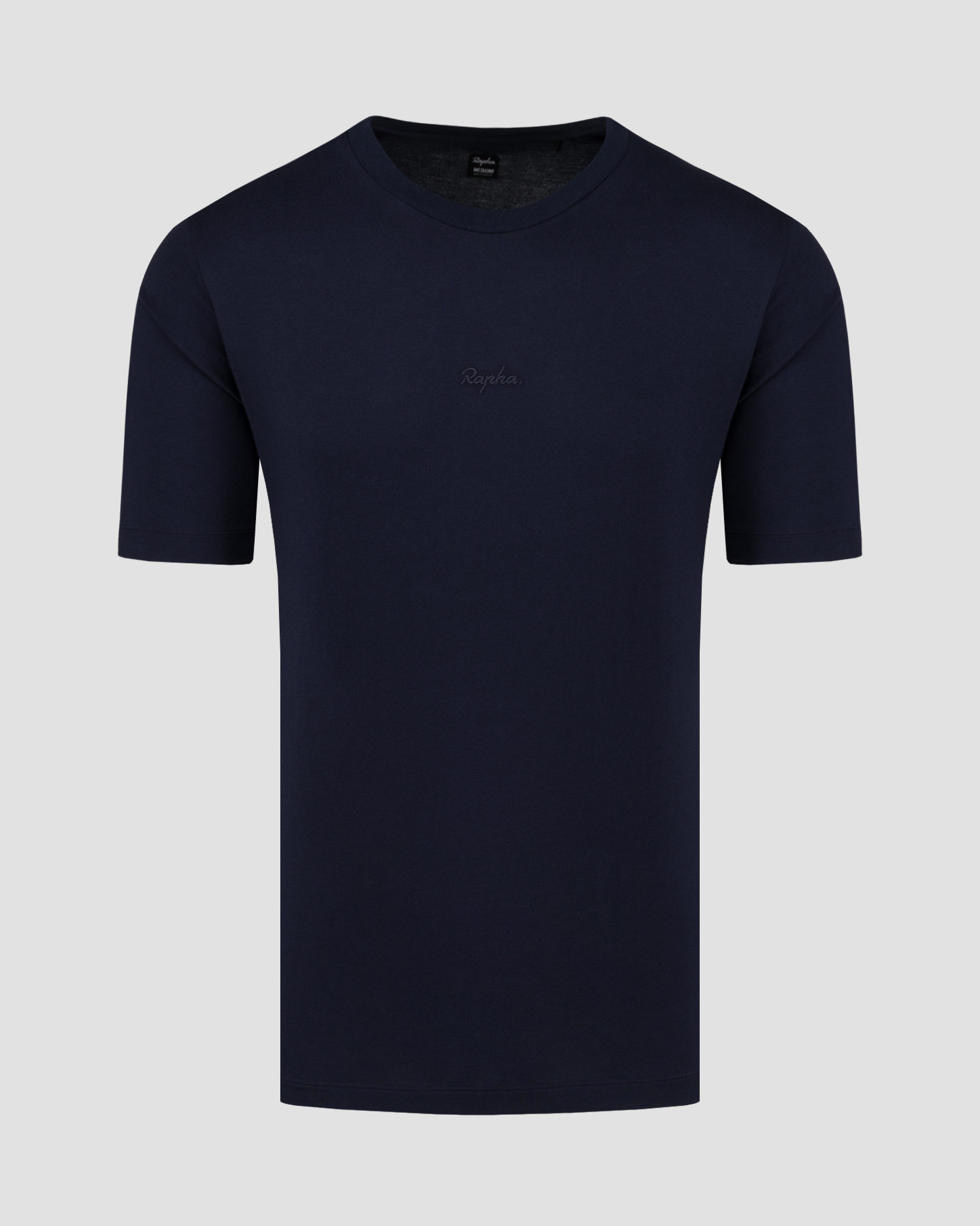 T-shirt bawełniany męski Rapha granatowy