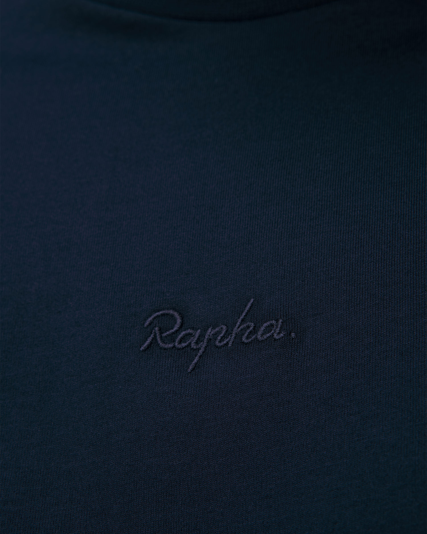 Men's cotton T-shirt Rapha navy blue